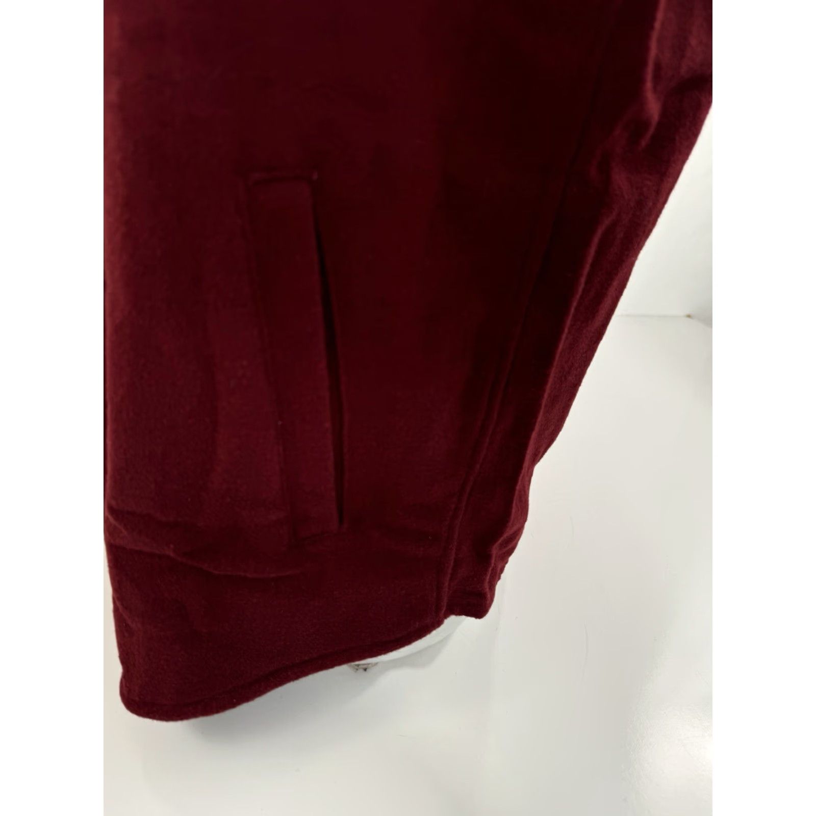 Vintage CRIQUET Austin Wool Pearl Snap Shacket 3 Pocket Ranch Shirt Jacket XL Maroon Mens Size US XL / EU 56 / 4 - 3 Thumbnail