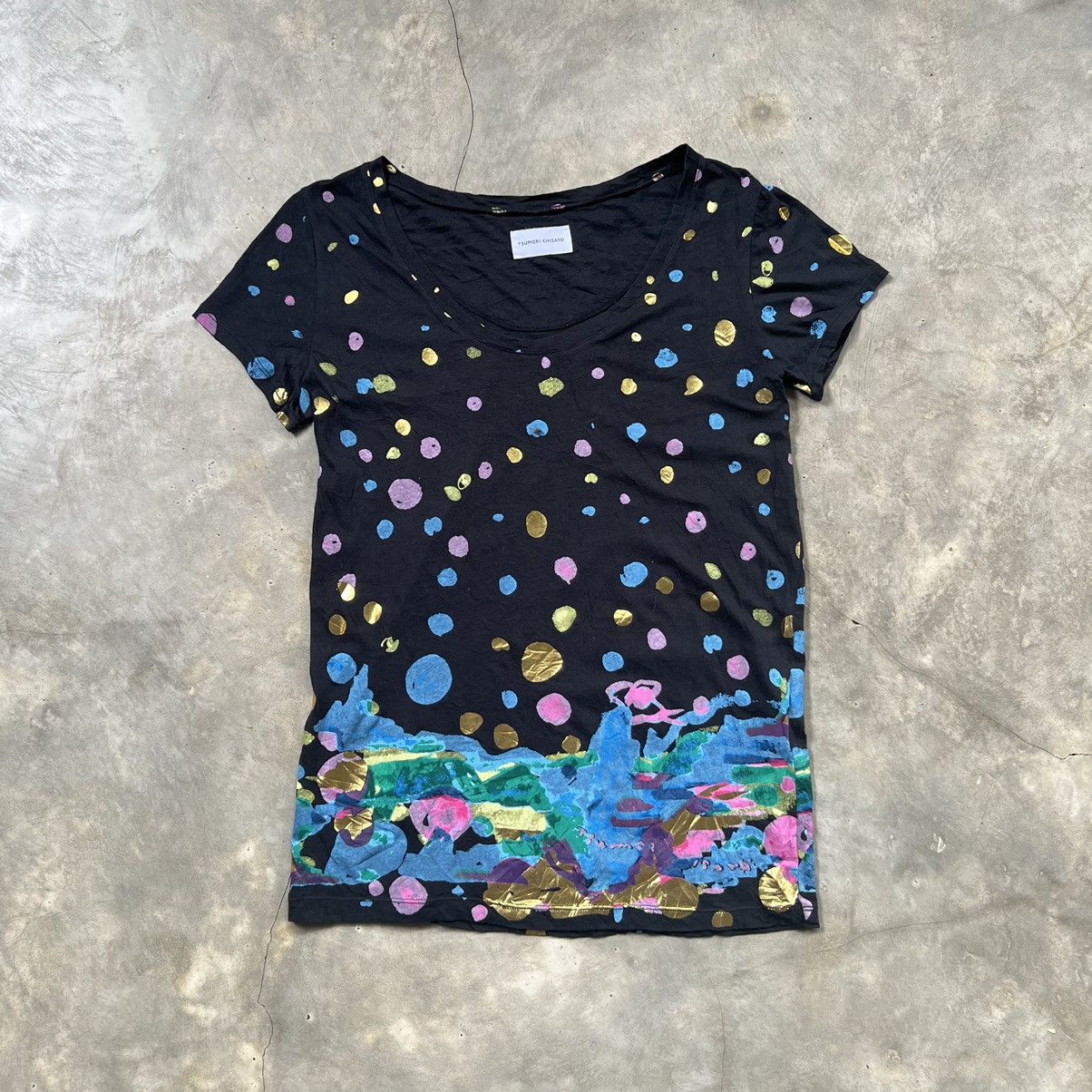 Issey Miyake Vintage Tsumori Chisato Art Polka Dot Shirt Size M / US 6-8 / IT 42-44 - 1 Thumbnail