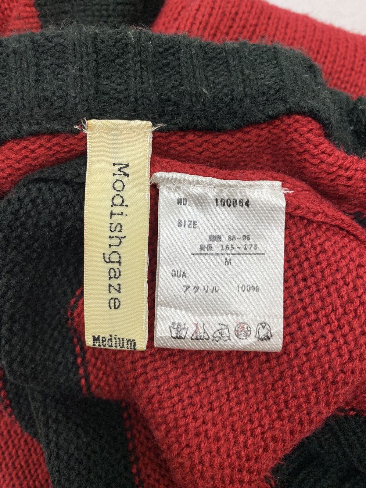 Japanese Brand Modishgaze Distressed Knit Sweater Size US M / EU 48-50 / 2 - 8 Thumbnail