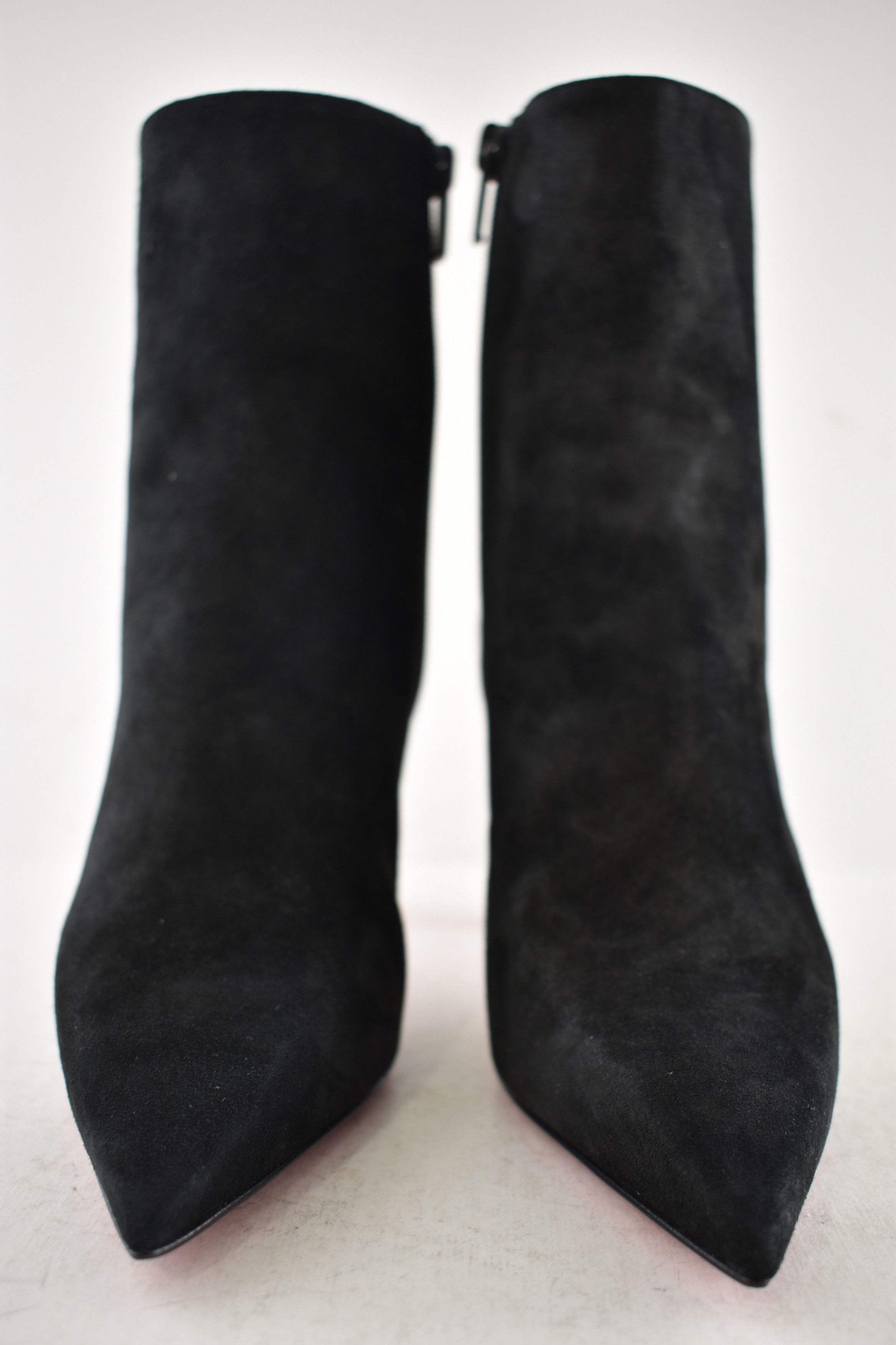 Christian Louboutin Condora Booty 85 Black Suede Pointed Ankle Heel Boot 36.5 Size US 6.5 / IT 36.5 - 7 Thumbnail