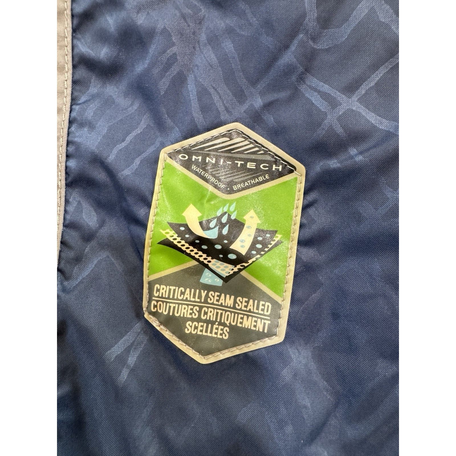 Columbia Columbia Youth M Omni-Tech Waterproof Hooded Jacket Blue Size M / US 6-8 / IT 42-44 - 10 Thumbnail