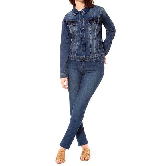 Vacation Lola Jeans Gabriella Classic Denim Jacket Fall Gift Spring Size XS / US 0-2 / IT 36-38 - 4 Thumbnail