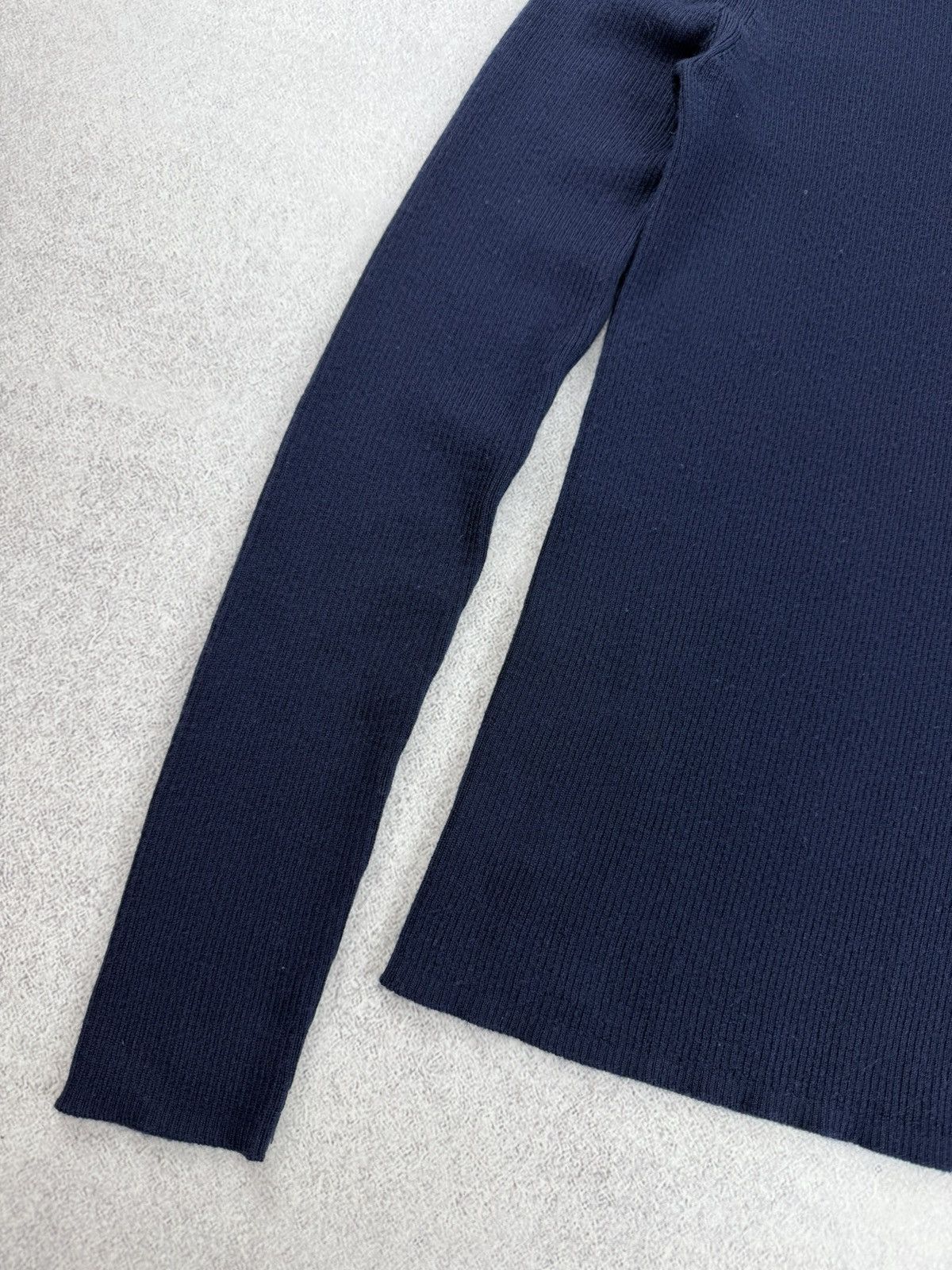 Norse Projects Norse Projects Siri Roll Merino Jumper Blue Size M Size M / US 6-8 / IT 42-44 - 3 Thumbnail
