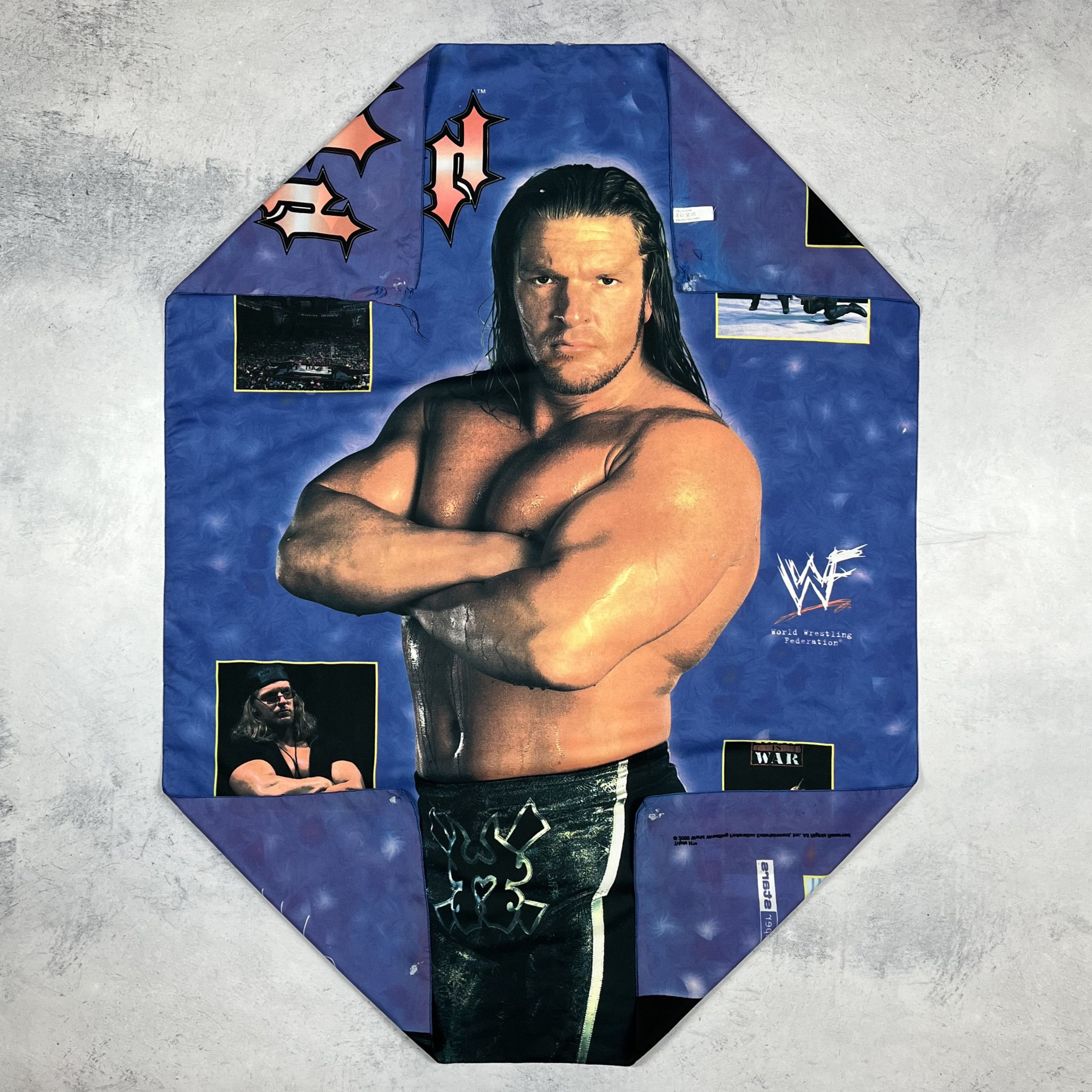 WWF Vintage Triple H WWF Superstars Flag Poster Tapestry 2000’s Size ONE SIZE - 8 Thumbnail