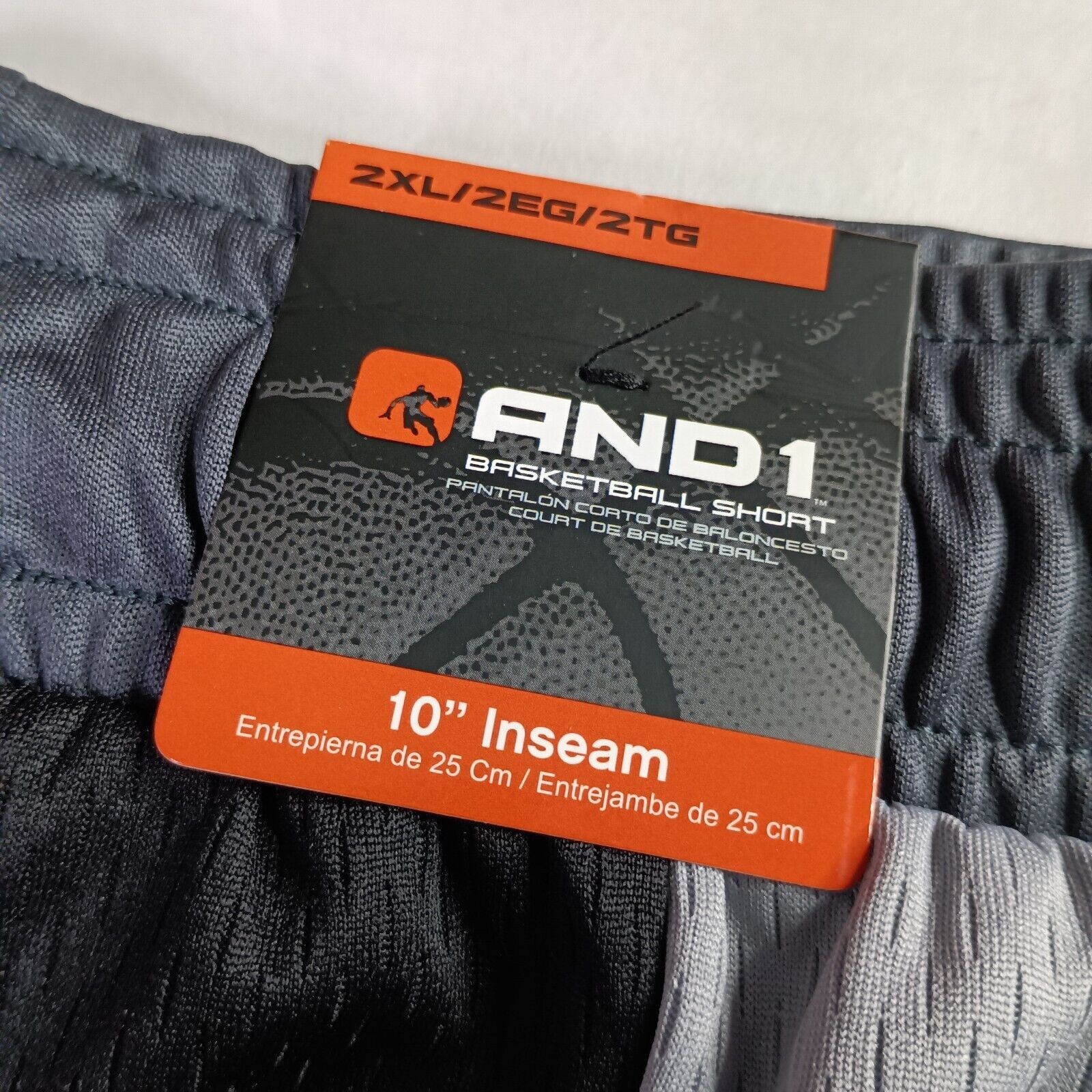& Other Stories 2 AND1 Basketball Shorts Men's 2XL Red Black Gray 10" Inseam Size US 42 / EU 58 - 8 Thumbnail