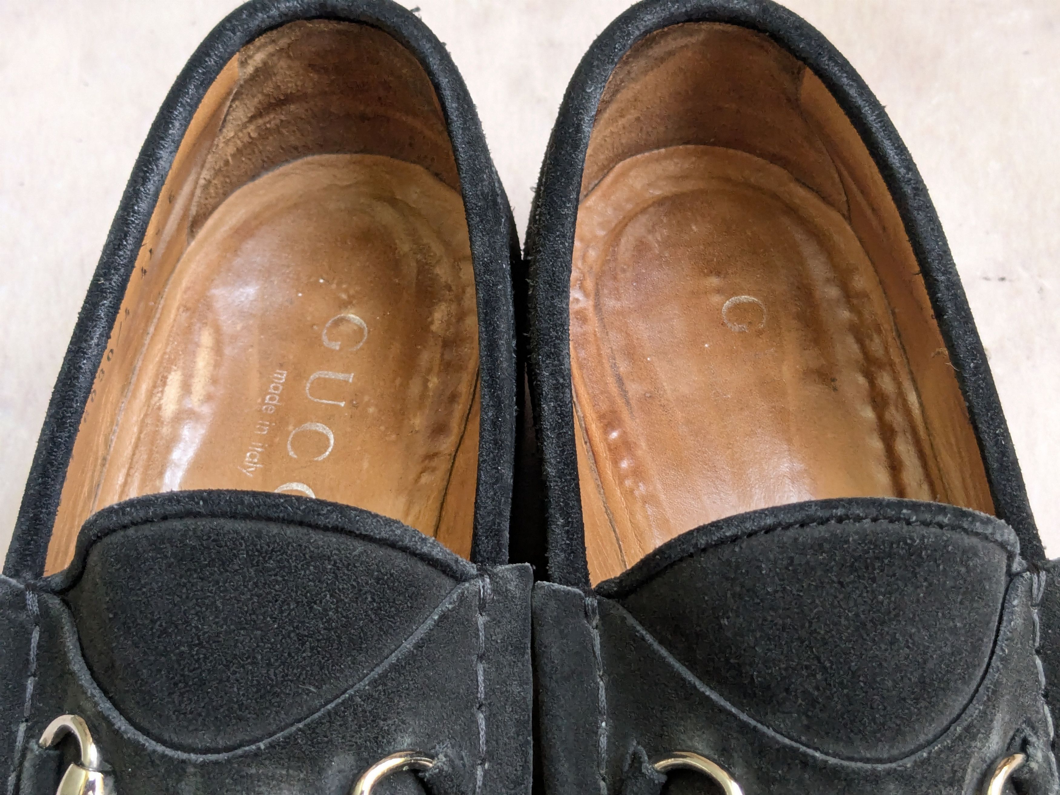 Gucci Gucci Horsebit Loafers Black Suede 11 Snaffle Bit Boat Size US 11 / EU 44 - 5 Thumbnail