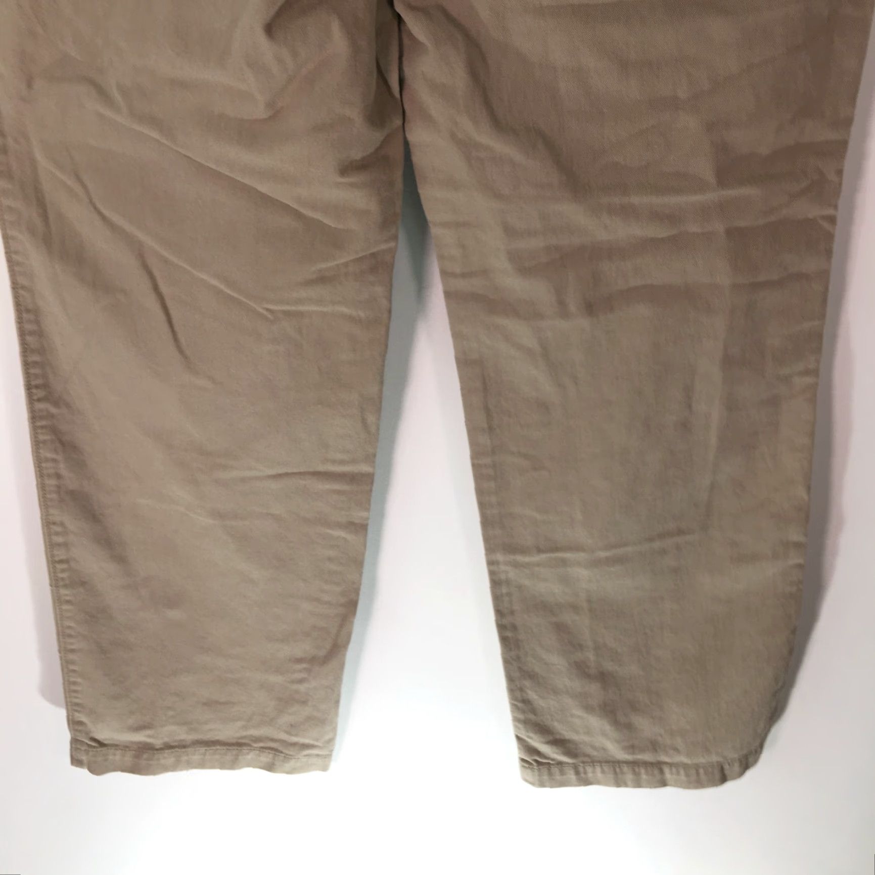 Dockers VINTAGE Dockers Women's Casual Tan Dress Pants Size 12 Regular Flat Front Straight 34X31 Classic Fit Machine Washable Size 34" / US 12 / IT 48 - 7 Thumbnail