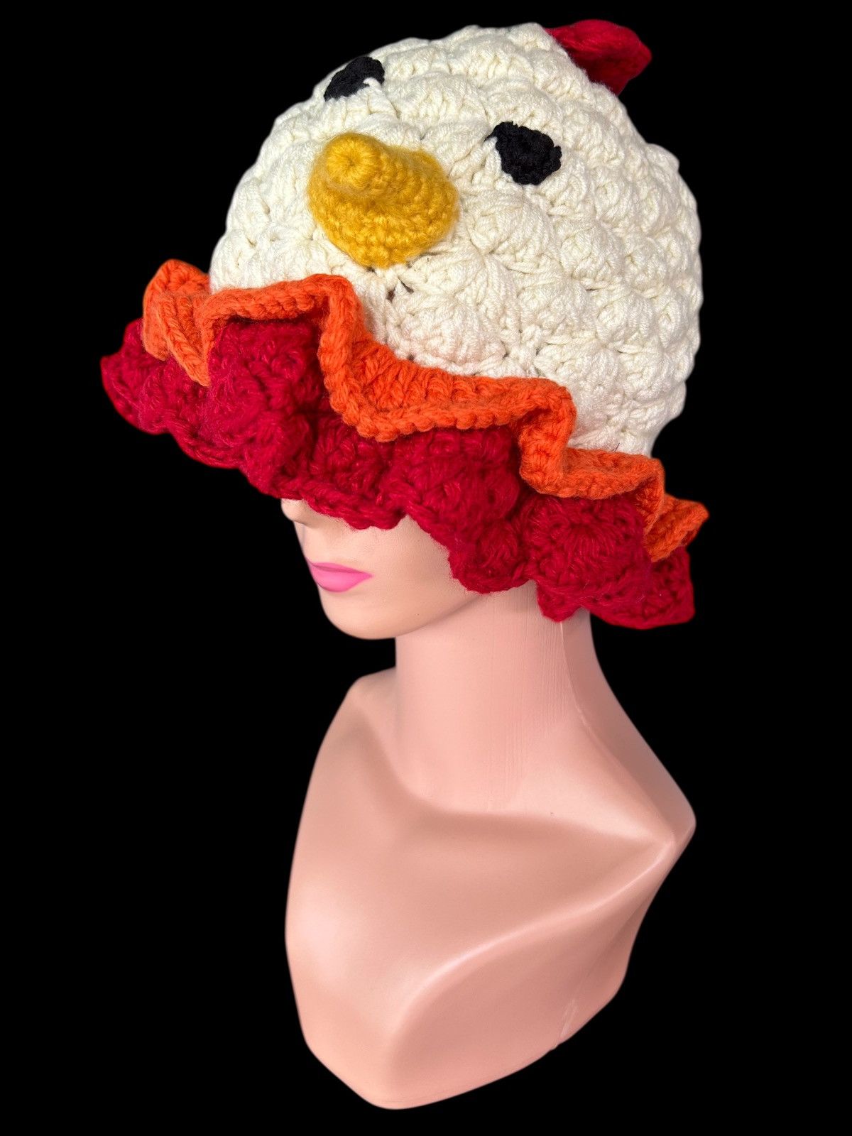 Japanese Brand × Kapital × Vintage Crochet Knitted Handmade Beanie Hats Size ONE SIZE - 1 Thumbnail