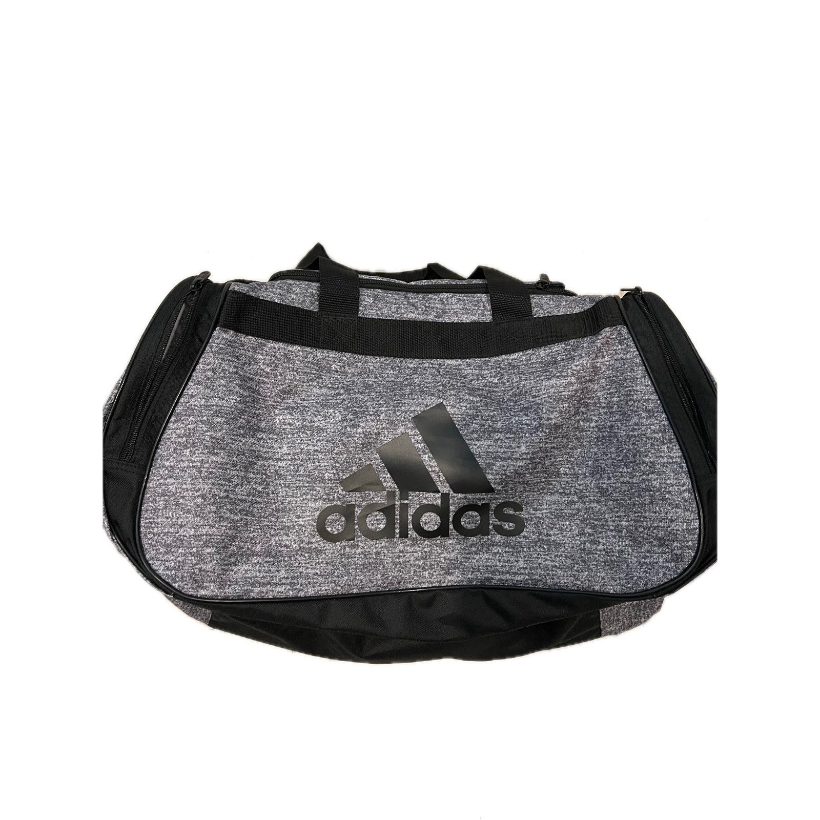 Adidas Adidas Defender Small Gray Black Gym Bag 18"x10"x12" Size ONE SIZE - 1 Thumbnail