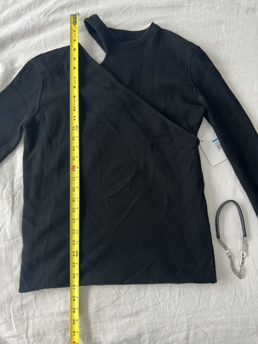 Rick Owens Cashmere opaqueBanana Ziggy cut out sweater jumper knit L XL Size US L / EU 52-54 / 3 - 8 Thumbnail