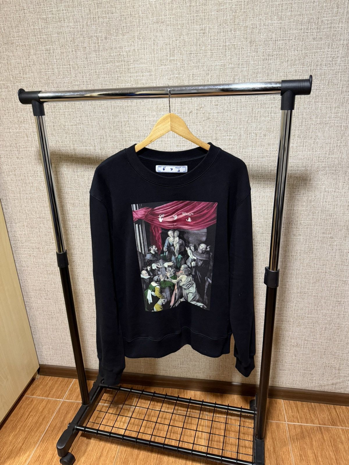 Off-White OFF WHITE CARAVAGGIO SWEATSHIRT Size US L / EU 52-54 / 3 - 1 Thumbnail