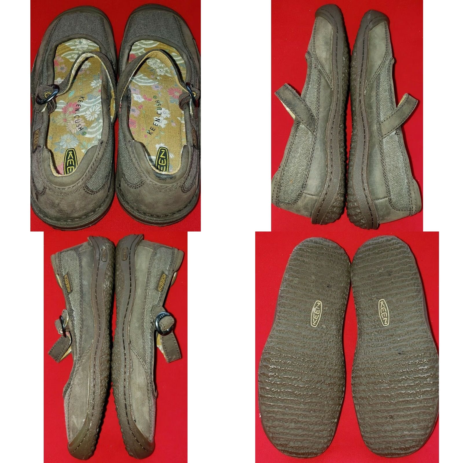 KEEN VINTAGE Keen Summer Buckle Mary Jane Flats? Size US 5 / IT 35 - 8 Thumbnail
