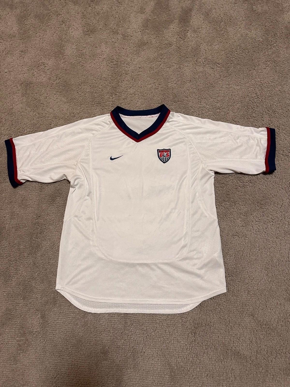 Nike Vintage 2000s NIKE USA National Team Soccer Football Jersey Size US XL / EU 56 / 4 - 1 Thumbnail