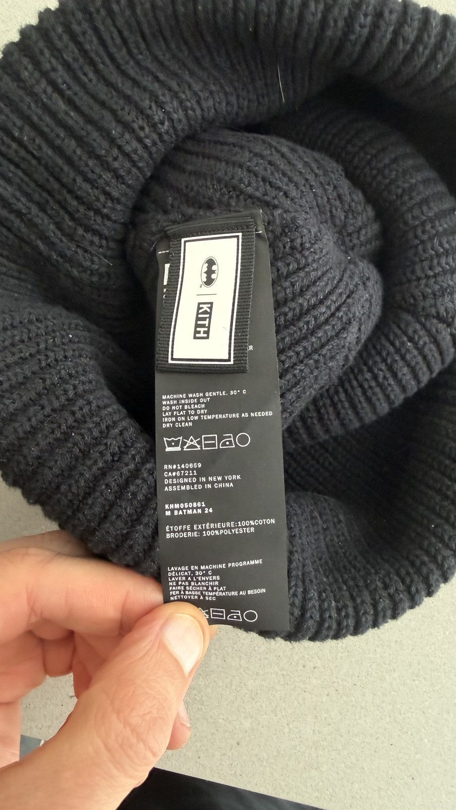 Kith Kith beanie batman gotham Size ONE SIZE - 3 Thumbnail