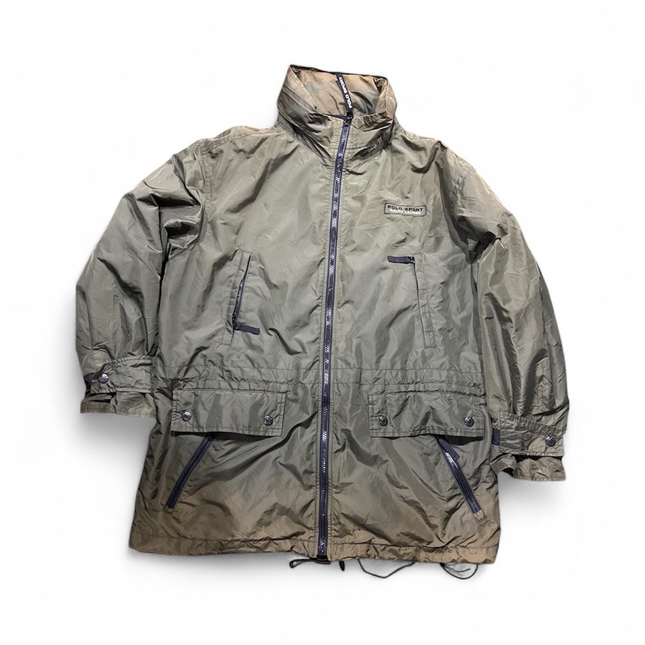 Polo Ralph Lauren Vintaga polo sport ralph lauren windbreaker hoodie green Size US XL / EU 56 / 4 - 1 Thumbnail