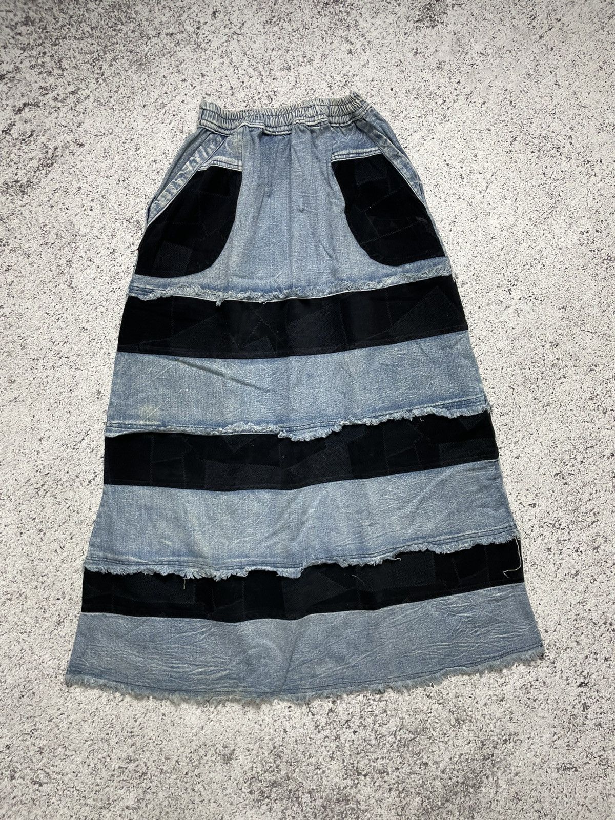 If Six Was Nine 2000s Maxi Skirt Hagi Jeans Gothic Skirt Y2K Size 29" - 1 Thumbnail