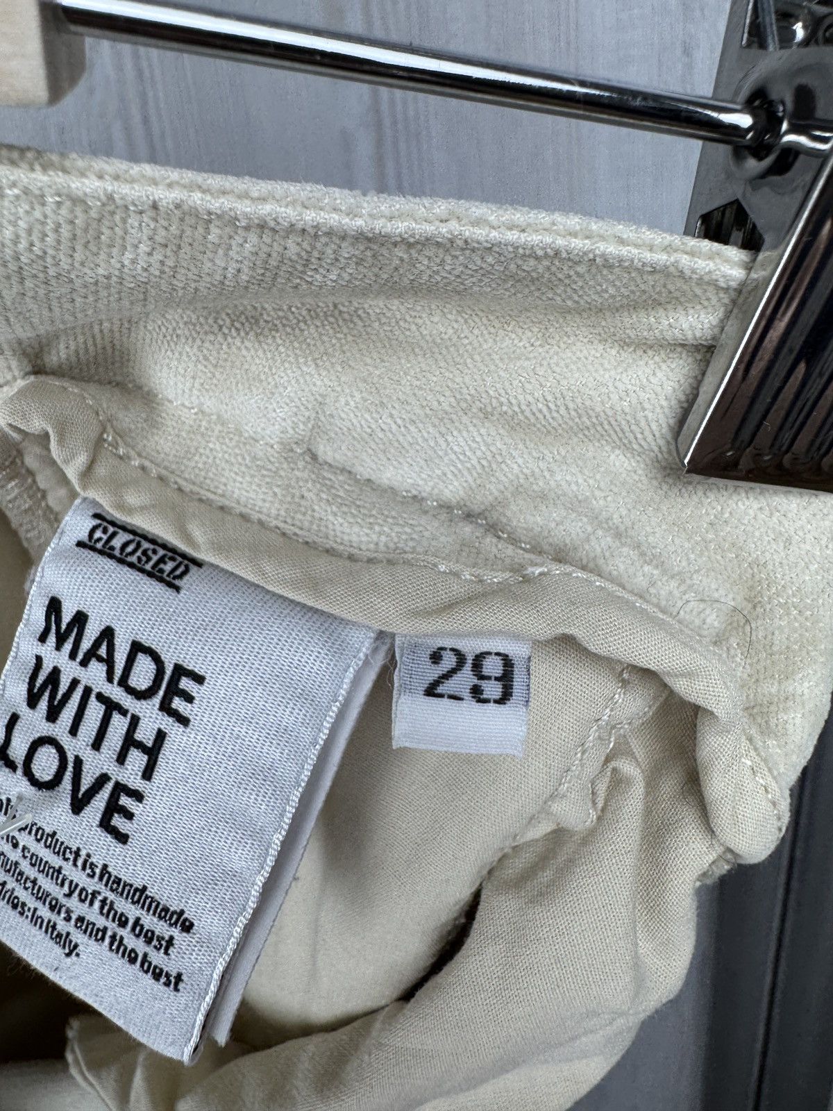 CLOSED Closed Stewart beige cropped chino pants Size 29" - 12 Thumbnail