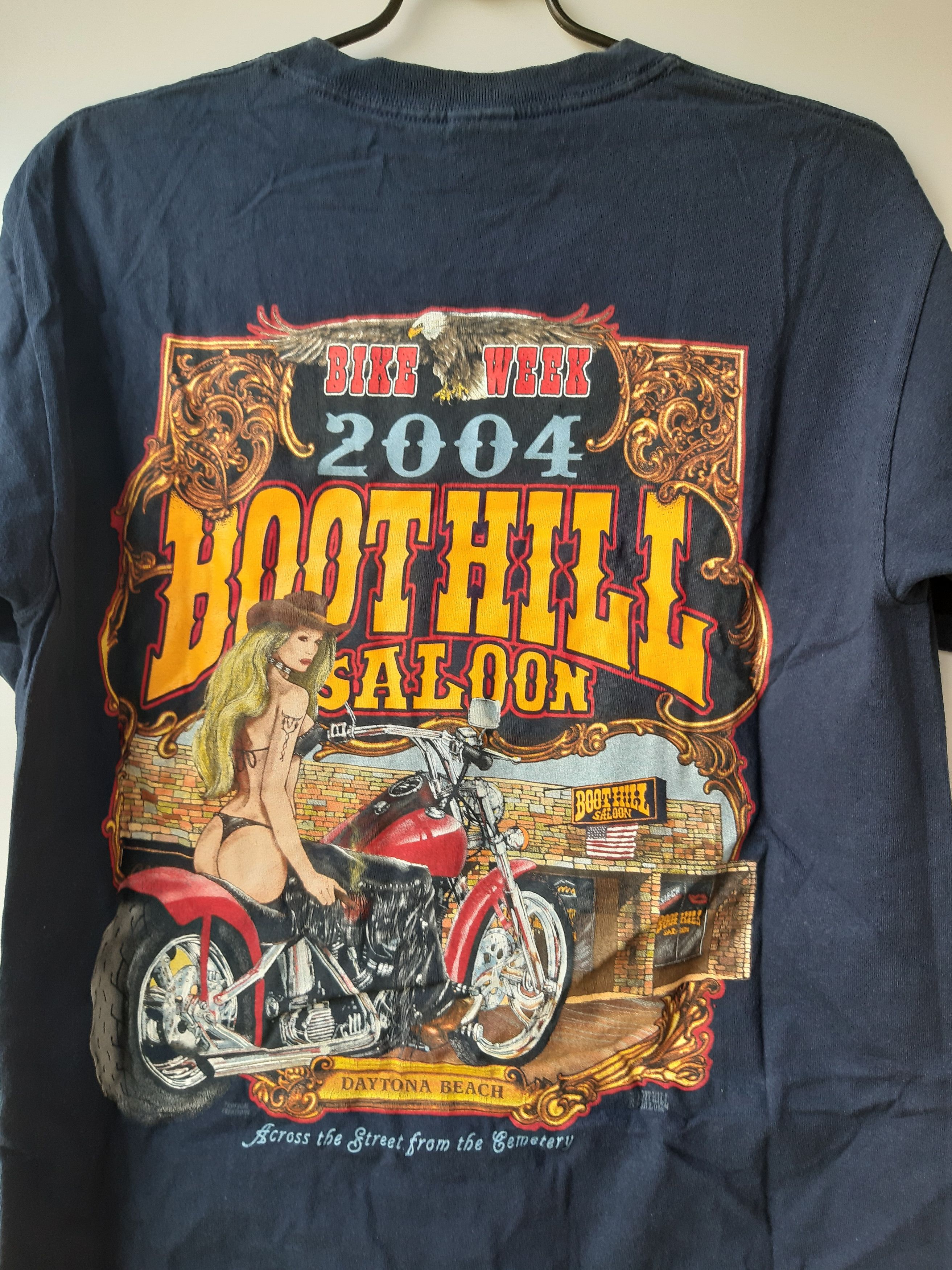 Gildan × Vintage Vintage Boot Hill Saloon Bike Week Daytona 2004 shirt Size US M / EU 48-50 / 2 - 5 Thumbnail