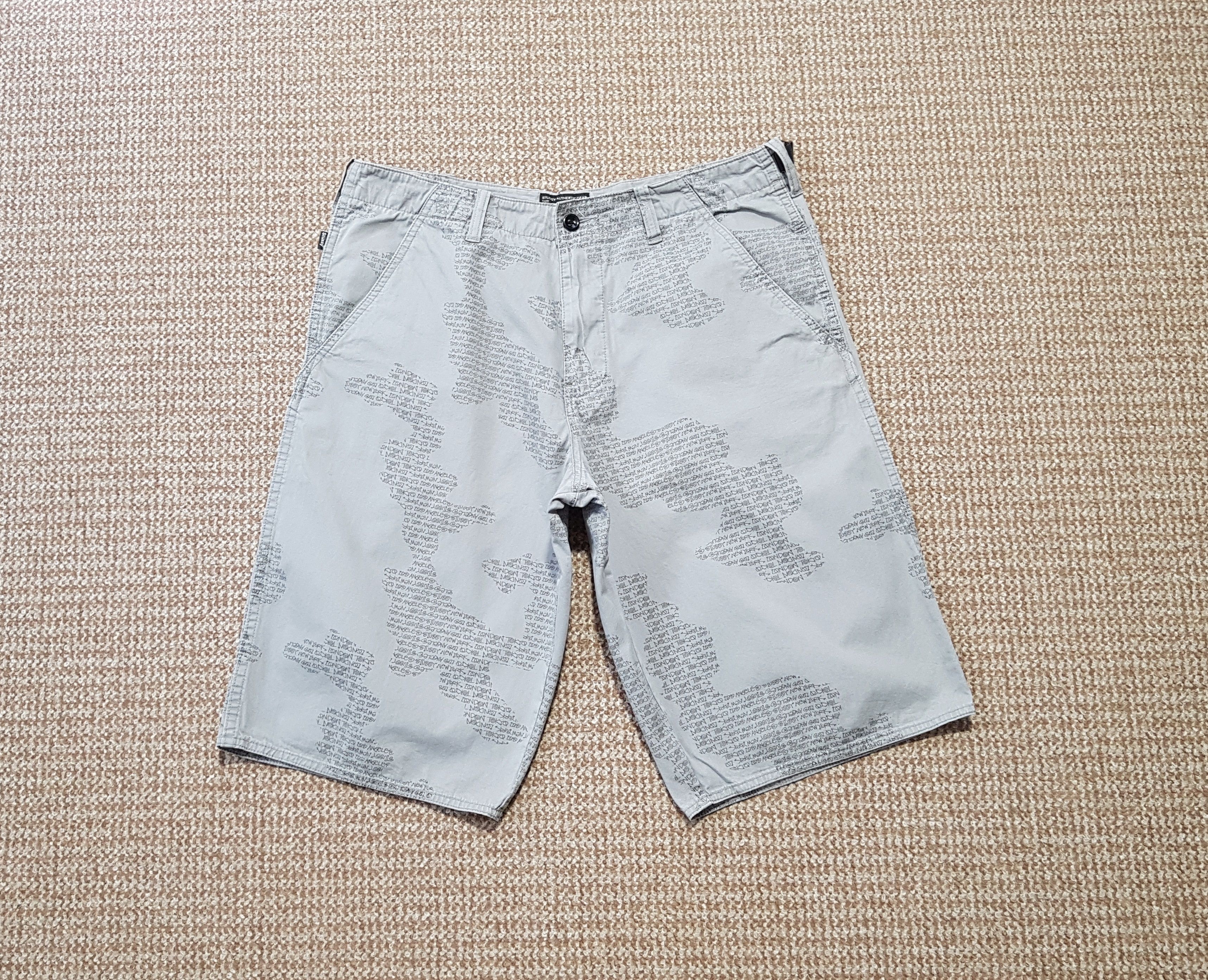 Stussy Stussy Vintage Y2K Spellout Camouflage AOP Military Shorts Size US 34 / EU 50 - 2 Thumbnail