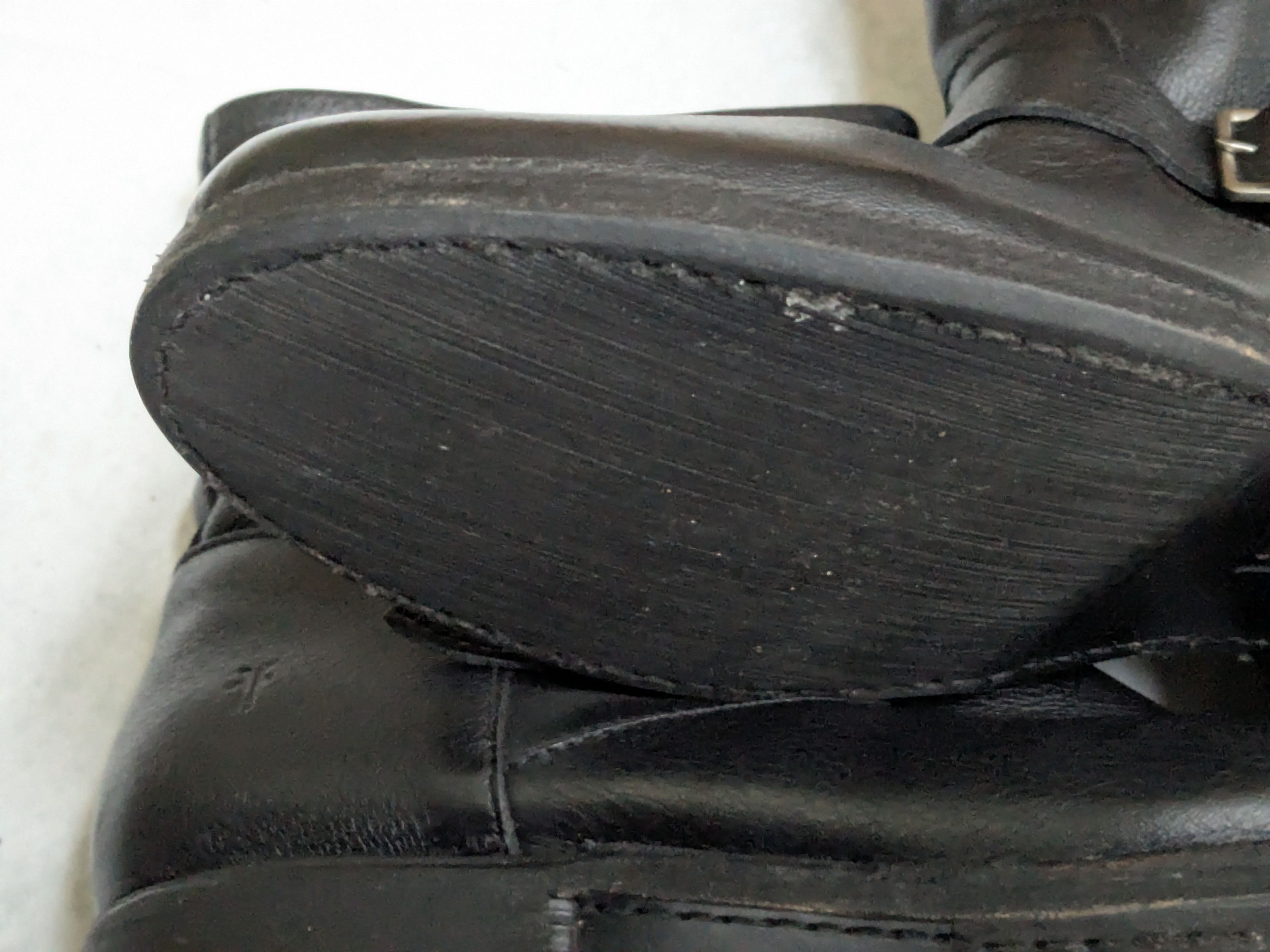 Frye Frye Engineer Boots Black Leather 7 Leather Buckle Size US 7 / EU 40 - 17 Thumbnail