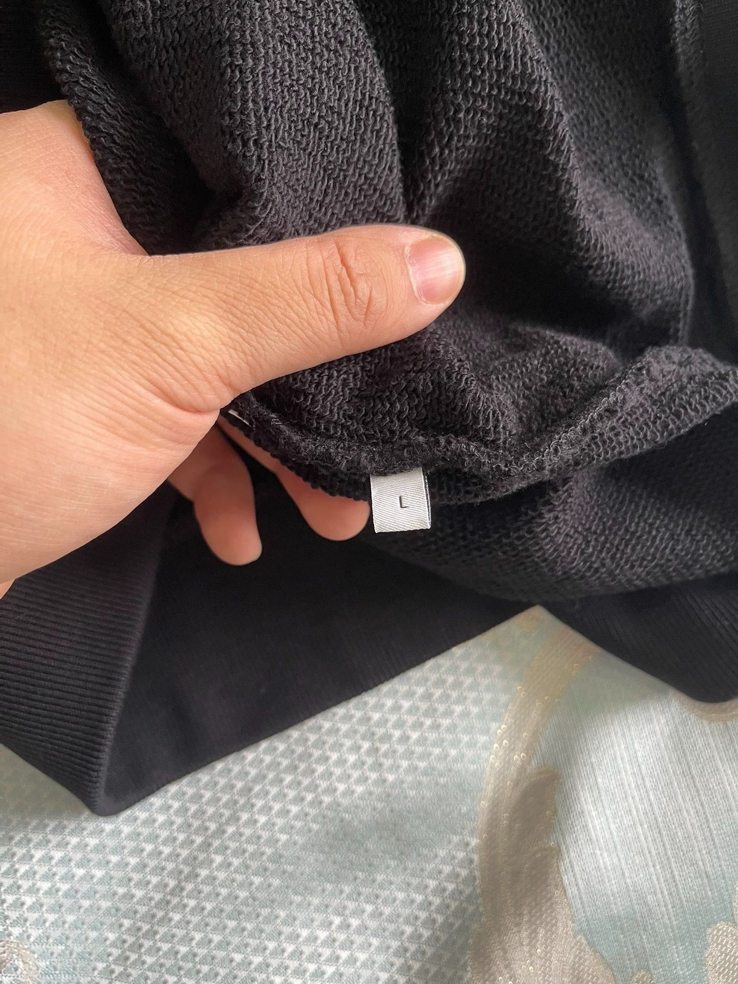 Loewe LOEWE Classic Large Logo Embroidered Black Sweatshirt L Size US L / EU 52-54 / 3 - 6 Thumbnail