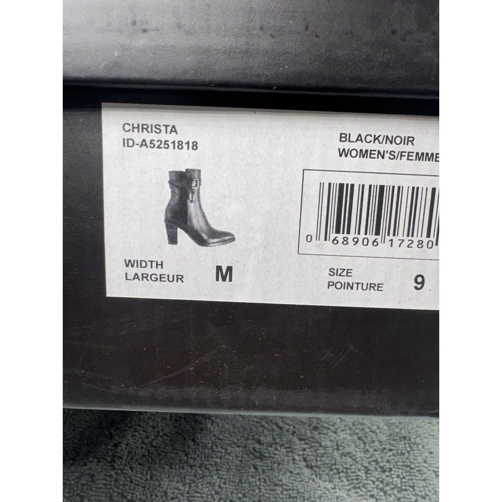 Other Santana Canada Christa Black Leather Ankle Boots Women 9 Size US 9 / IT 39 - 5 Thumbnail