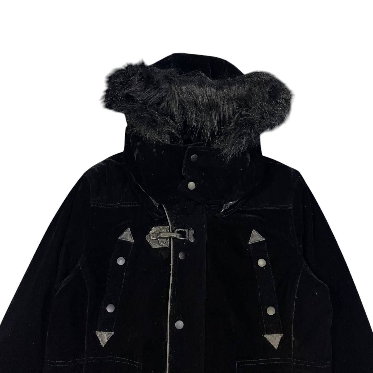 semanticdesign Vintage Semantic Designs Velvet Fur Jacket Size US M / EU 48-50 / 2 - 2 Thumbnail