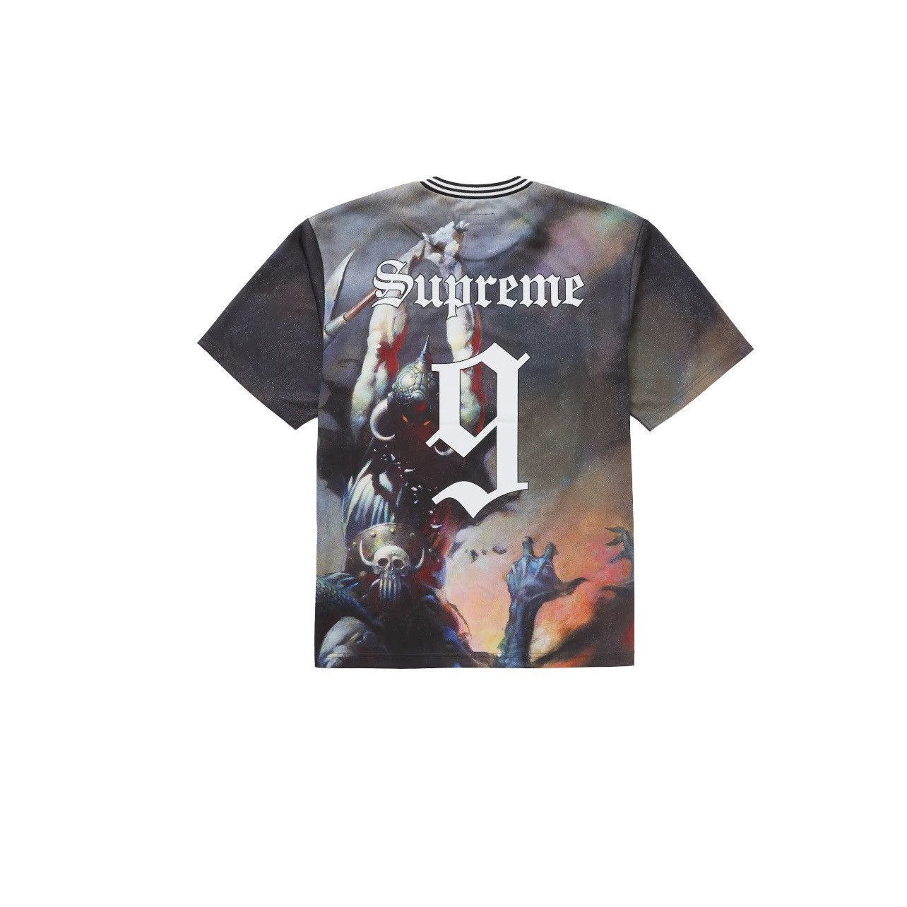 Supreme Supreme Frazetta Soccer Jersey Death Dealer Size: M Size US M / EU 48-50 / 2 - 2 Thumbnail