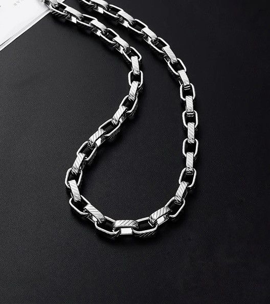 Vintage Retro Silver Shine Chain Necklace Size ONE SIZE - 2 Thumbnail