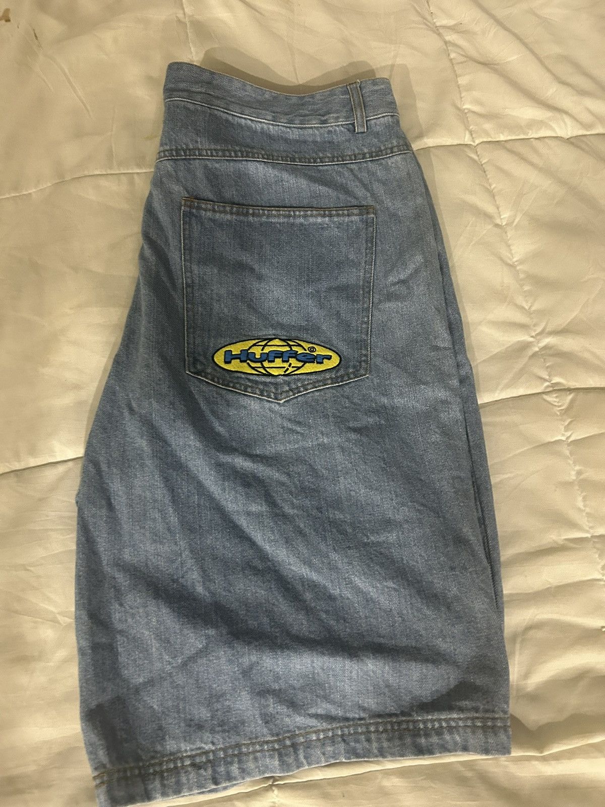 Huffer Baggy Jorts 34” Blue