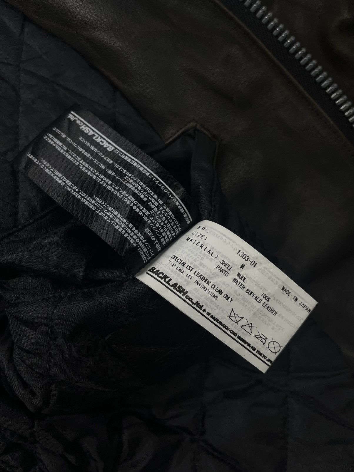 Isamu Katayama Backlash ISAMU KATAYAMA BACKLASH AW13 jacket Wool x Buffalo Leather Size US M / EU 48-50 / 2 - 9 Thumbnail