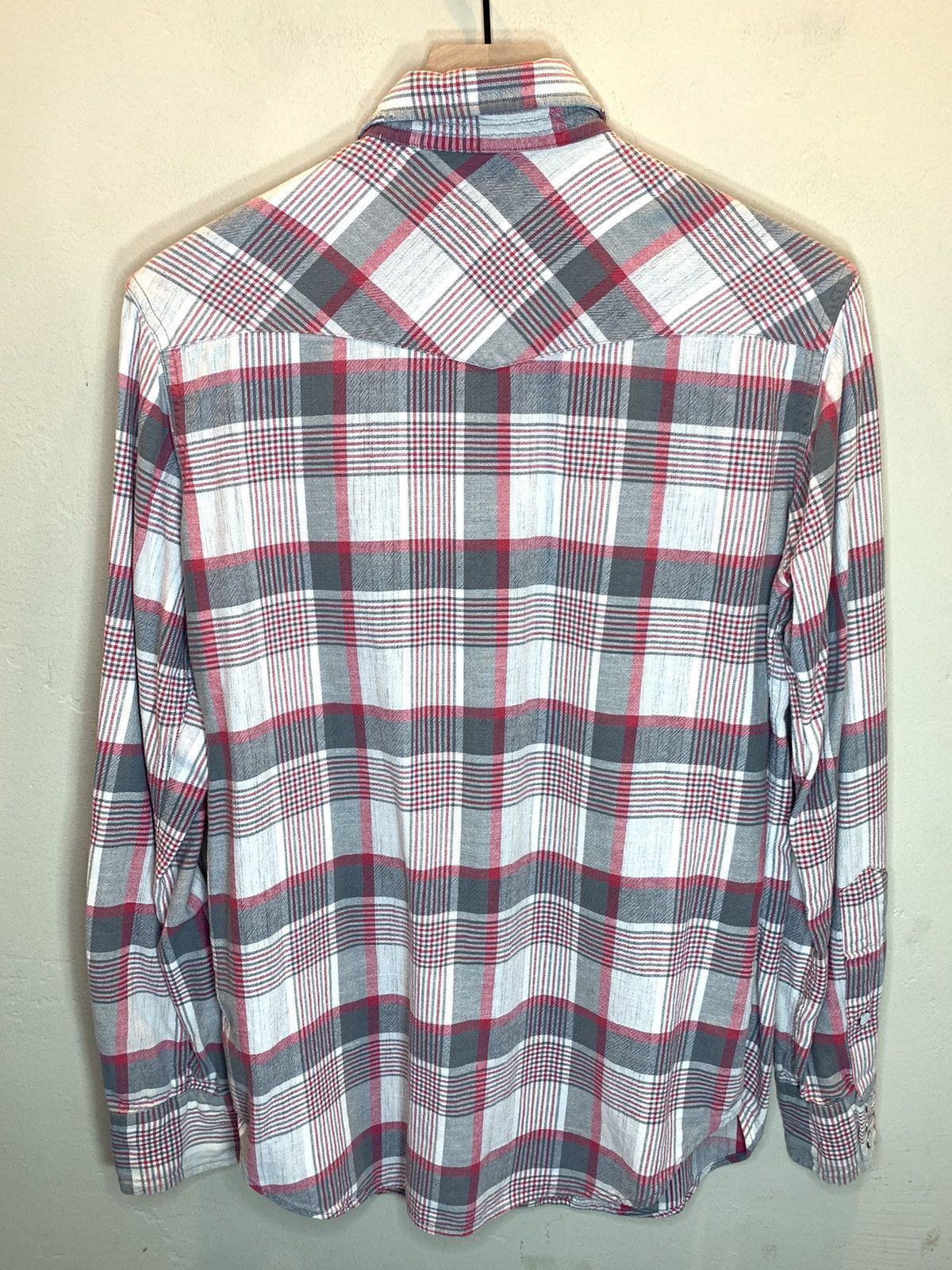 RRL Ralph Lauren RARE* RRL Ralph Lauren Plaid Distressed Western Button Shirt Size US M / EU 48-50 / 2 - 2 Thumbnail