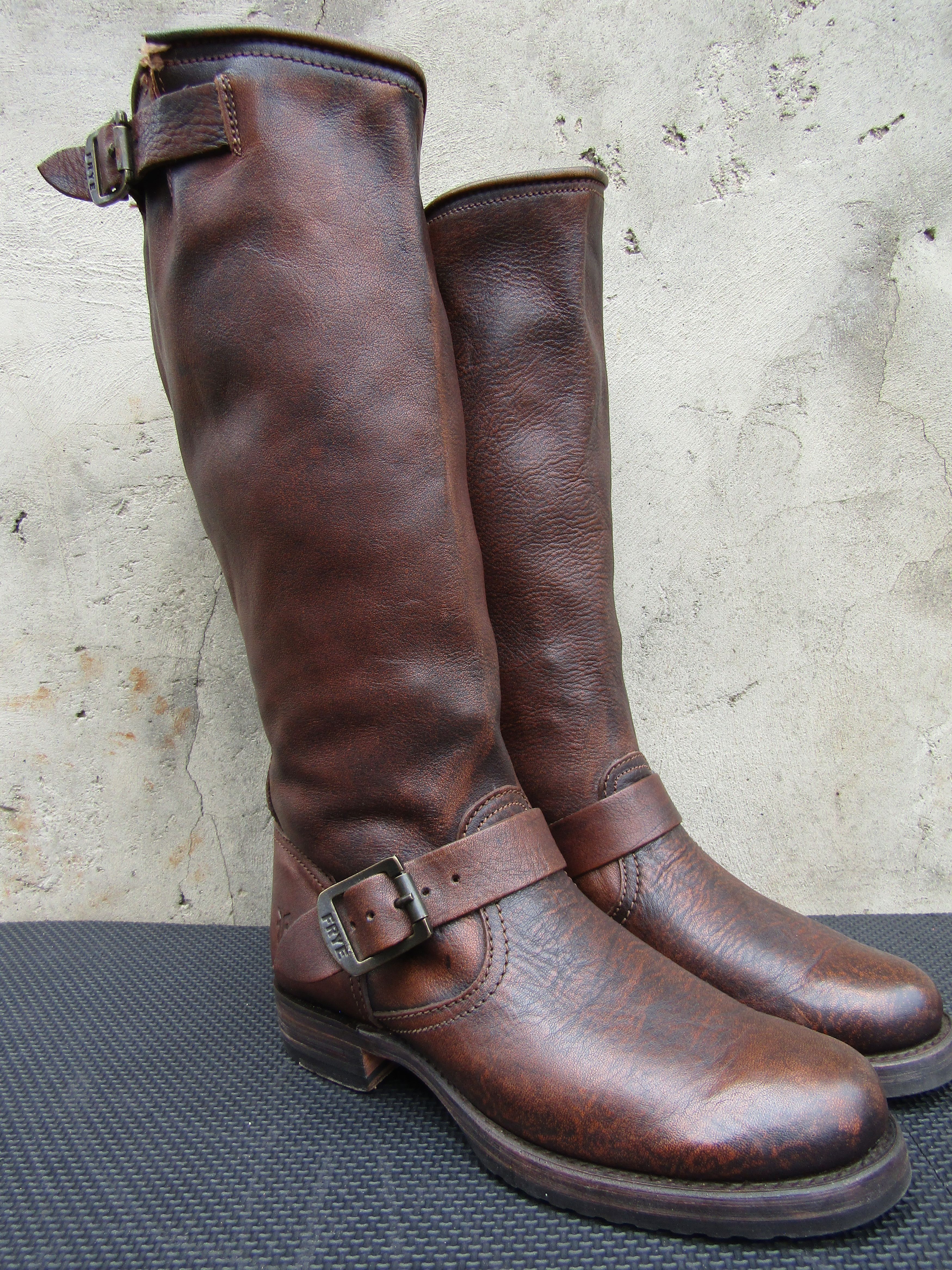 Frye FRYE Boots Womens 'Veronica' tall Leather Slouchy Moto Size US 6.5 / IT 36.5 - 5 Thumbnail