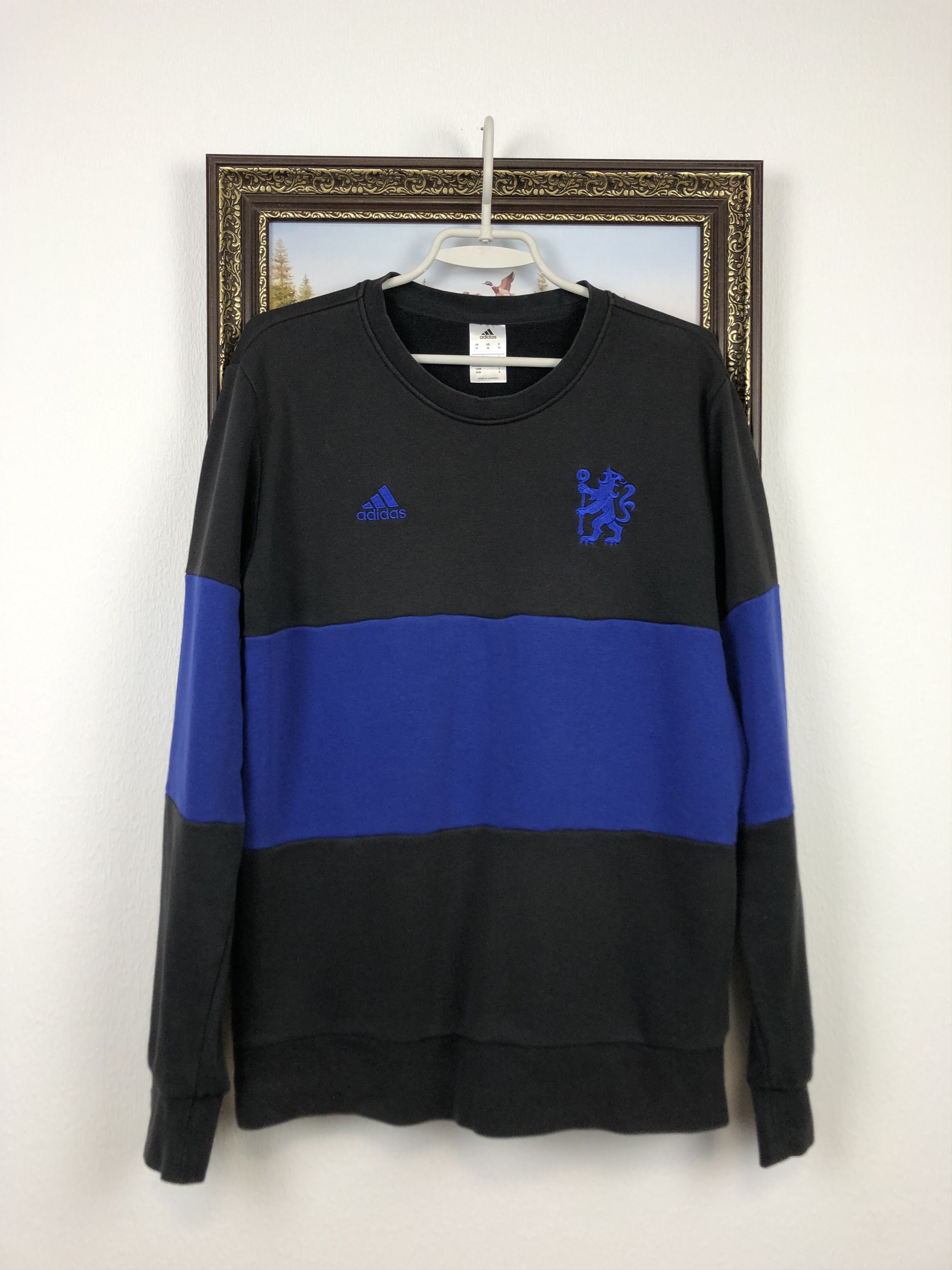 Adidas Adidas Chelsea Football Sweatshirt Soccer Rare Blues Size US M / EU 48-50 / 2 - 1 Thumbnail