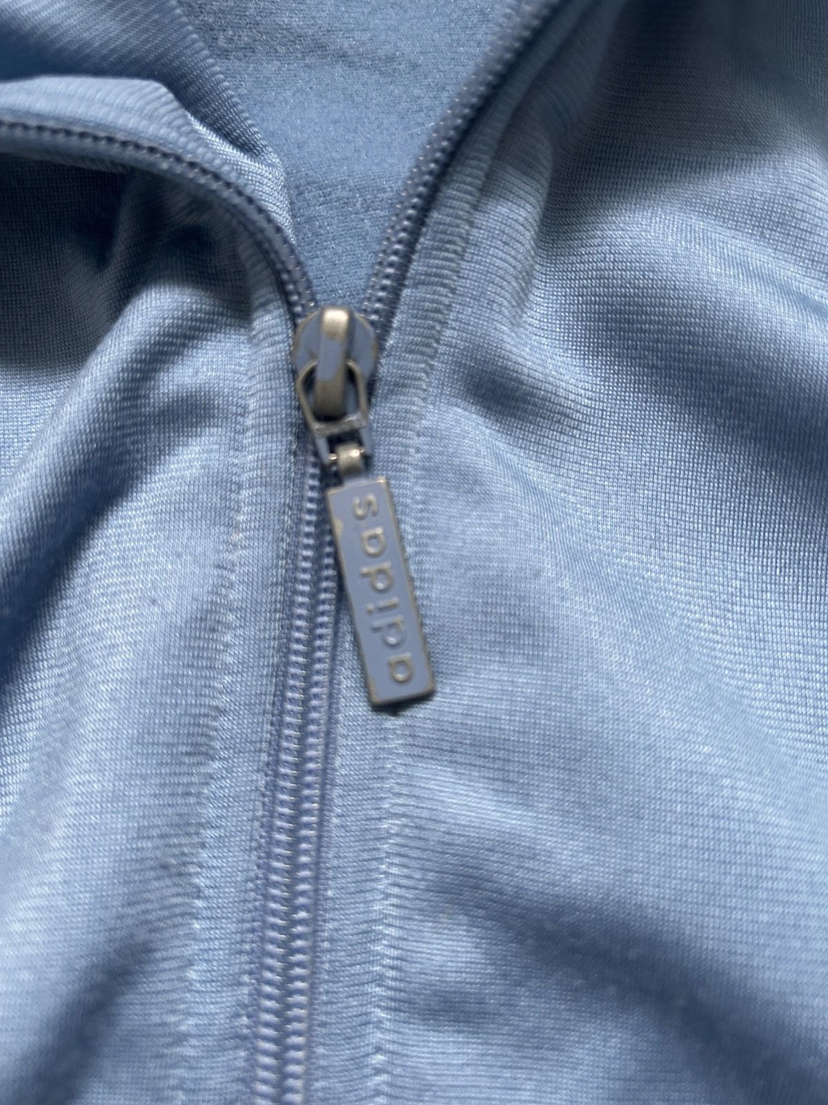 Adidas × Vintage Adidas boxy baggy crewneck blue vintage 00s Size US M / EU 48-50 / 2 - 8 Thumbnail