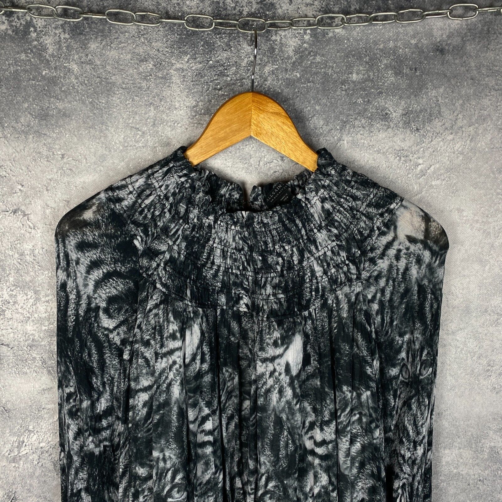 Allsaints Allsaints Women's Dress Size US 4 Long Sleeve Gray ` Size S / US 4 / IT 40 - 2 Thumbnail