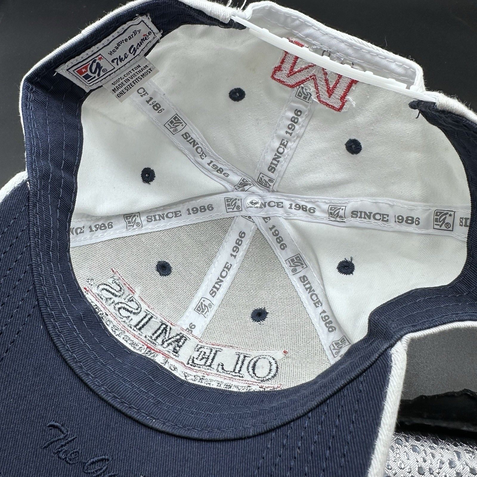 The Game Ole Miss Rebels Hat Cap SnapBack Cotton The Game Spell Out Size ONE SIZE - 9 Thumbnail