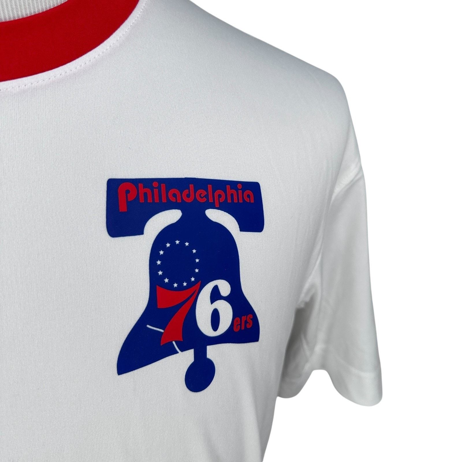Nike Nike Engineered Philadelphia 76ers T-Shirt Mens Small White Size US S / EU 44-46 / 1 - 2 Thumbnail