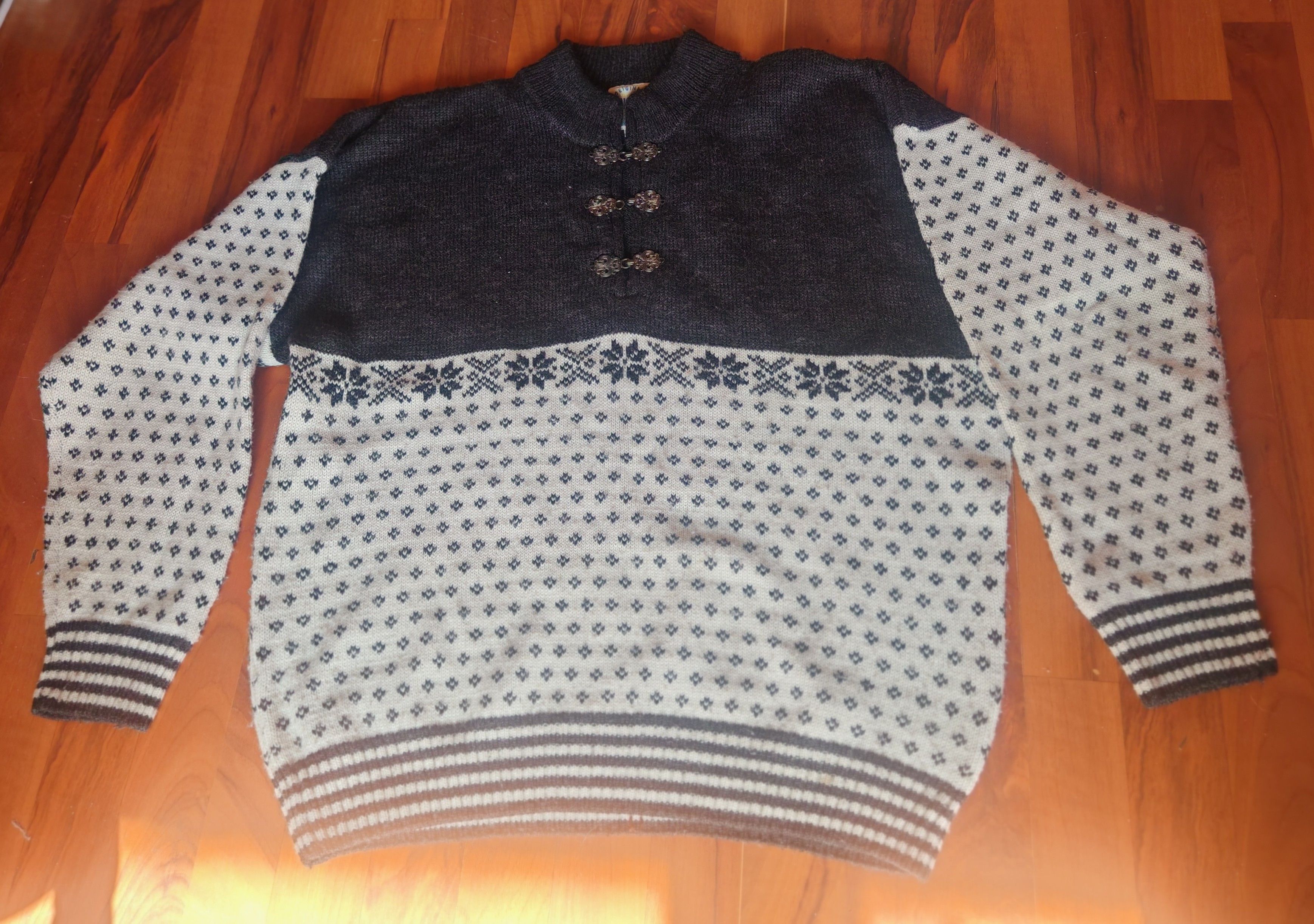 Other VTG Nordic Men's Sweater Jumper Unique Winter Pattern Size US M / EU 48-50 / 2 - 9 Thumbnail