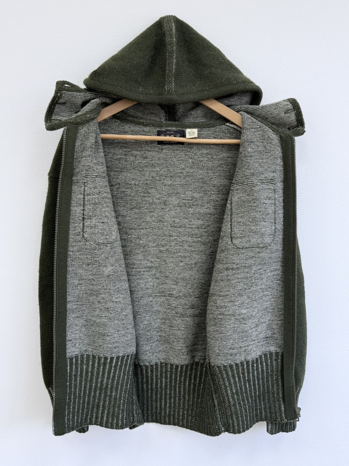 RRL Ralph Lauren Double RRL Ralph Lauren Wool Knit Zip Jacket Size US S / EU 44-46 / 1 - 9 Thumbnail