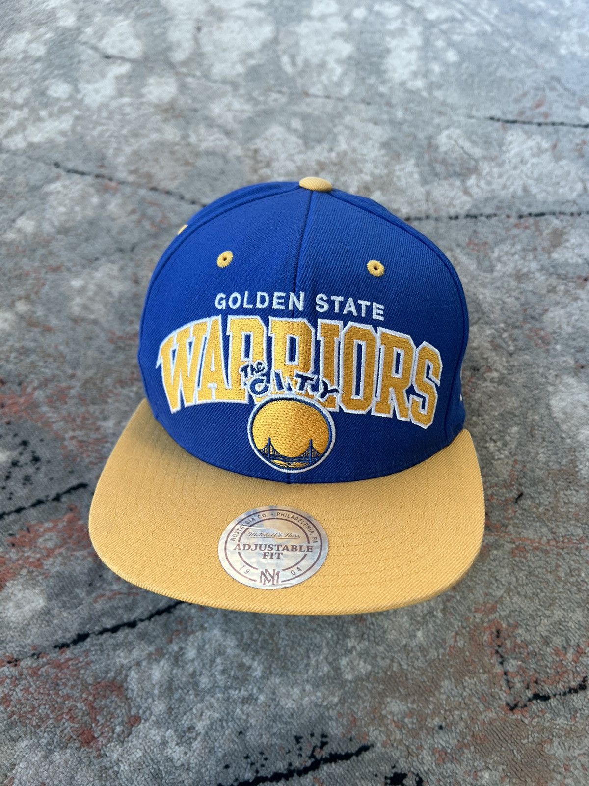 Mitchell & Ness Golden State Warriors NBA Mitchel & Ness Snapback Size ONE SIZE - 2 Thumbnail