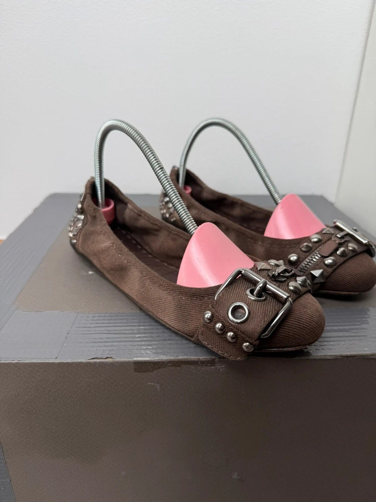 Miu Miu Miu Miu ballerinas ballet 2000s y2k vintage archive Size US 6.5 / IT 36.5 - 5 Thumbnail