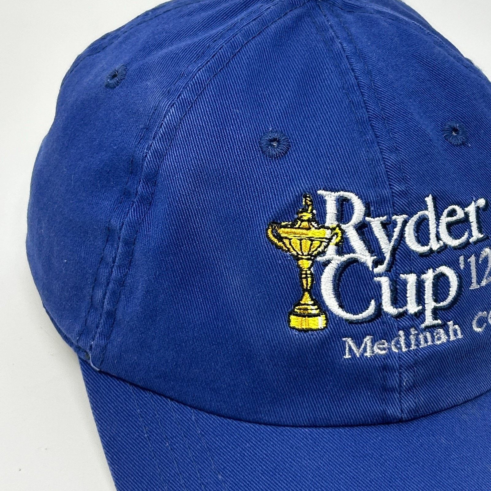 Other Ryder Cup 2012 Medinah CC Hat Baseball Cap Golfing Golf Blue Size ONE SIZE - 6 Thumbnail