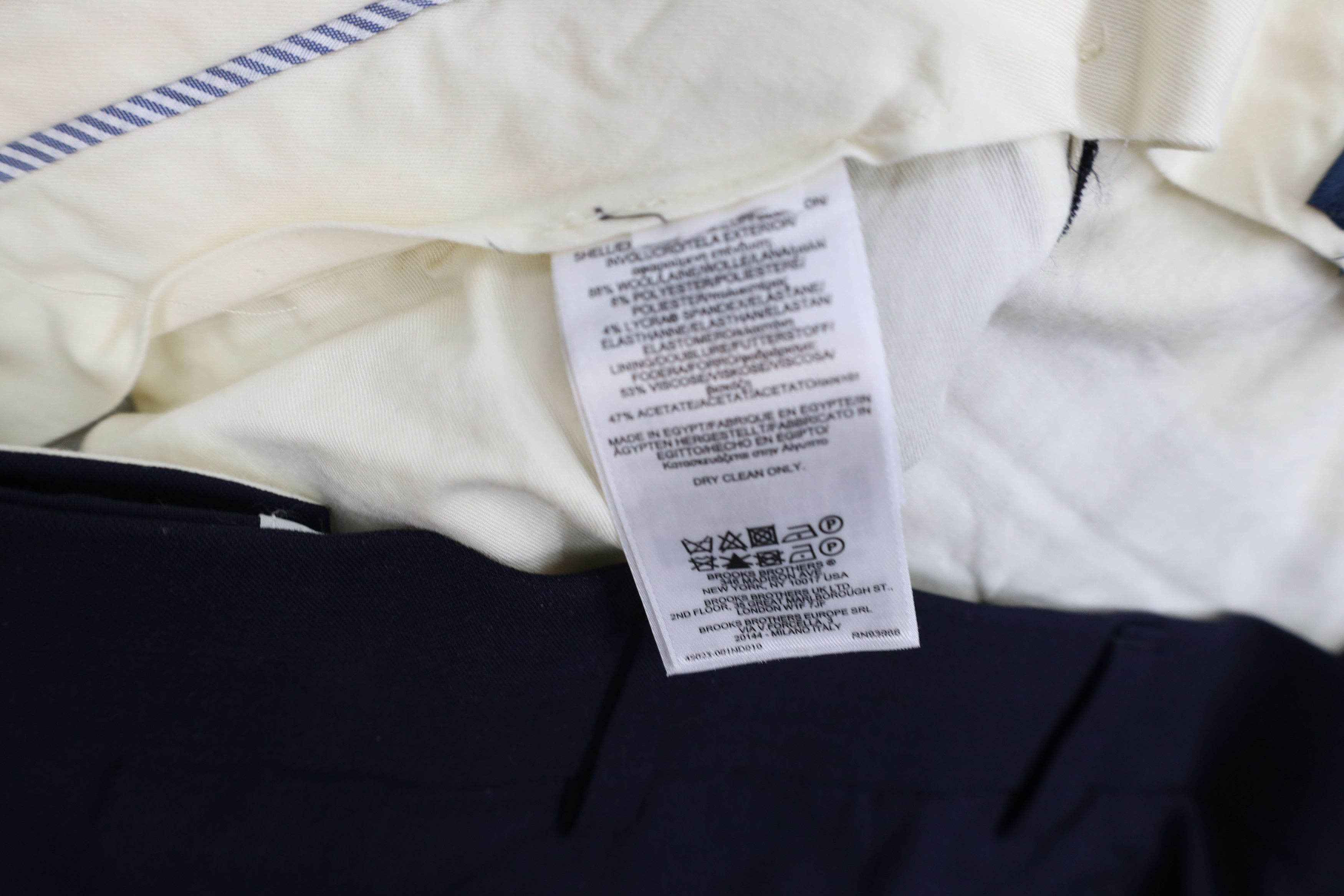 Brooks Brothers Brooks Brothers Madison Wool Blend Knit Stretch Chino Pants Size US 36 / EU 52 - 8 Thumbnail