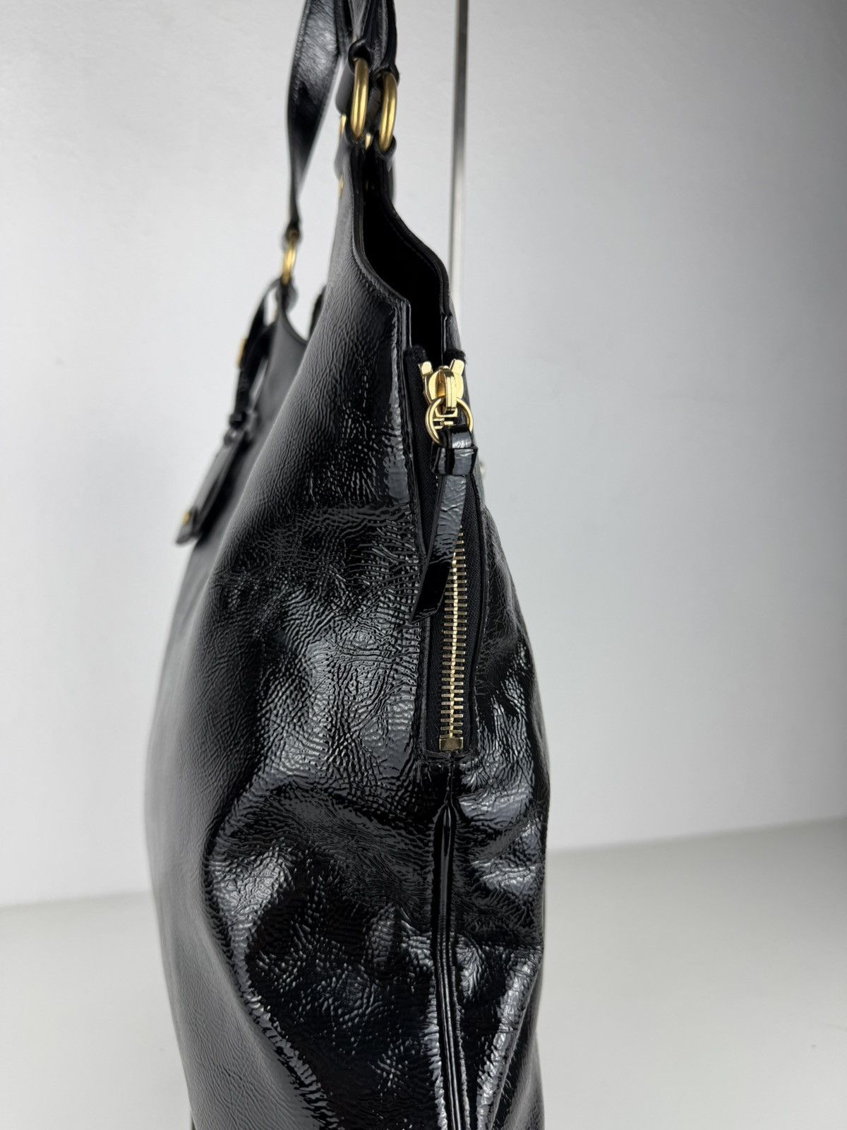 Yves Saint Laurent AW2007 YSL Rive Gauche sac metropolis patent leather totebag Size ONE SIZE - 17 Thumbnail