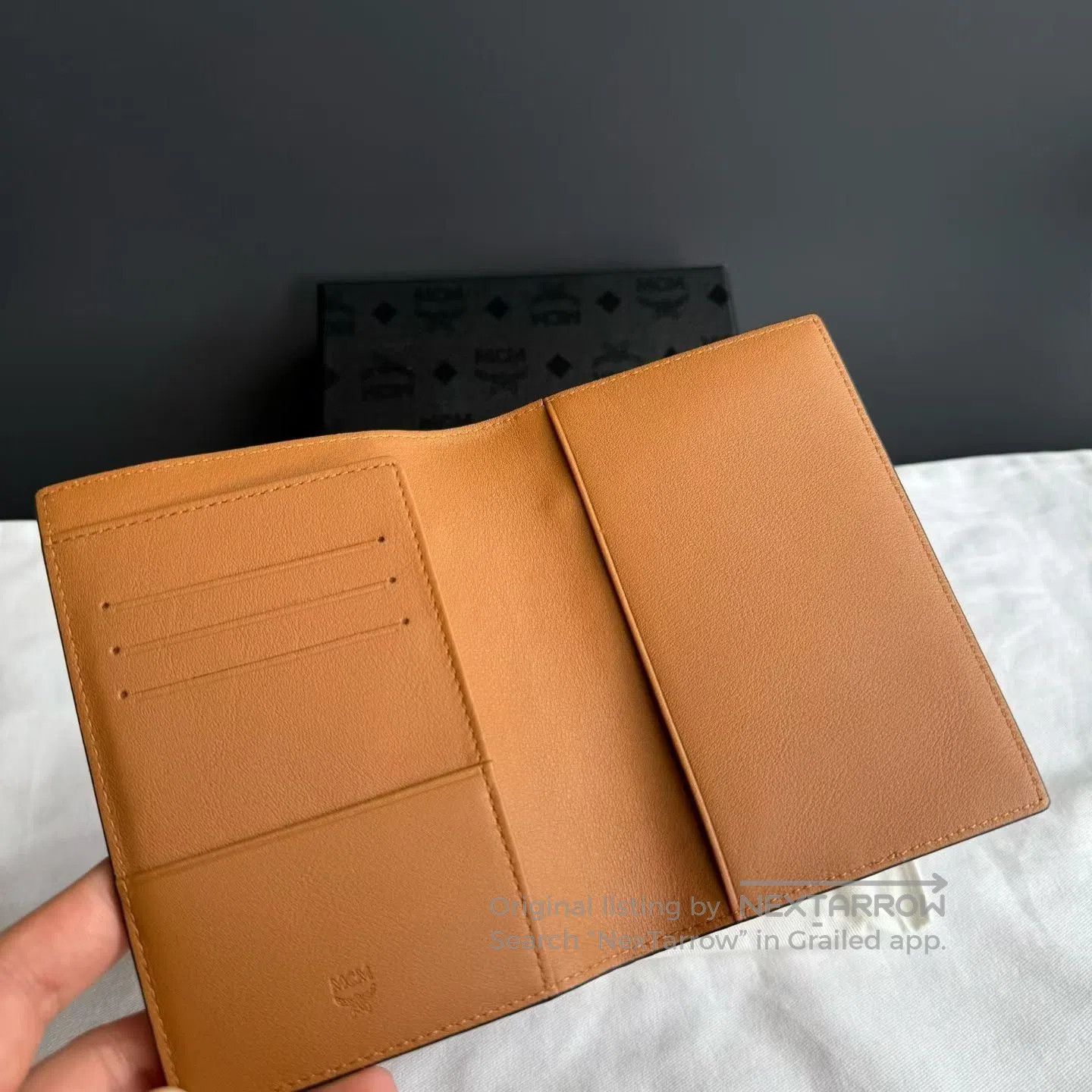 Japanese Brand MCM Brown Love Limited Passport Card Holder. Size ONE SIZE - 5 Thumbnail