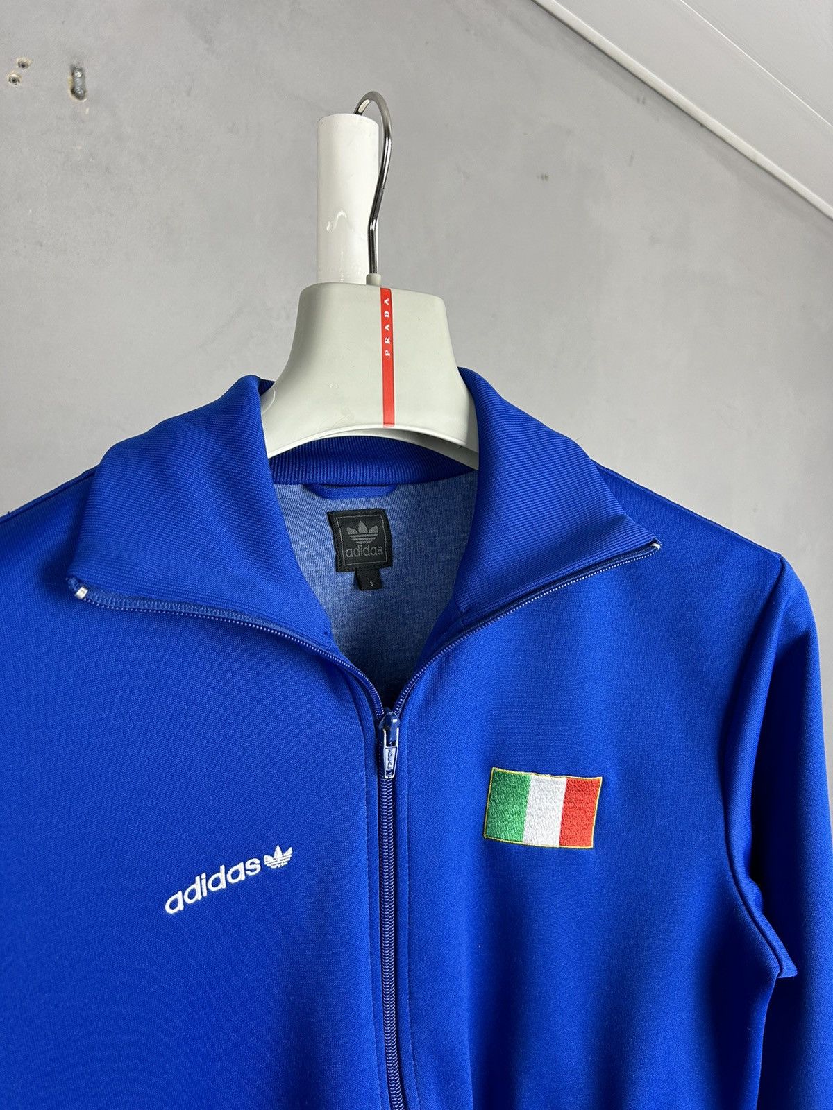 Adidas Vintage Adidas Originals Italia Track Jacket Blue Full Zip Size US S / EU 44-46 / 1 - 5 Thumbnail