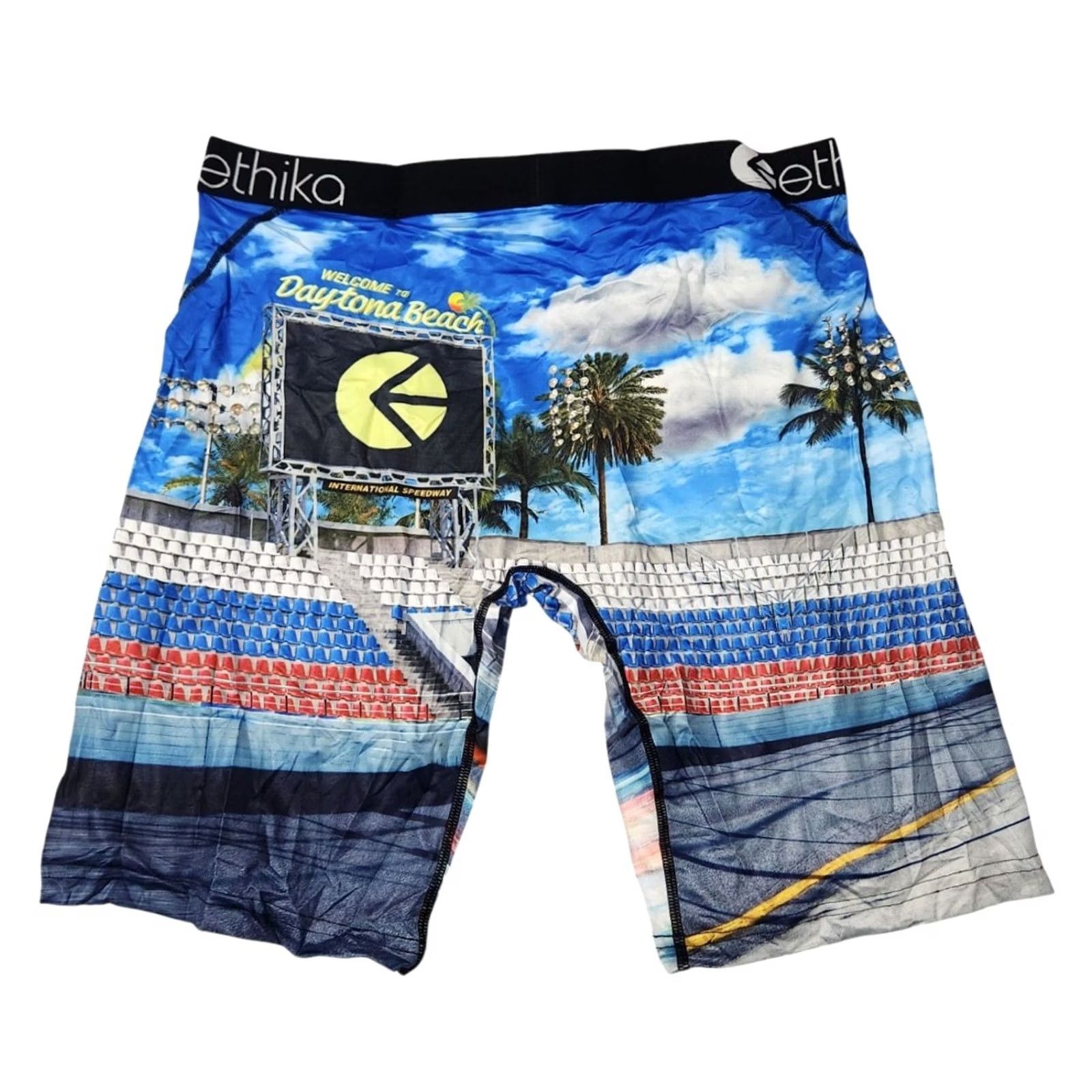 Vintage Ethika Mens XL Boxer Briefs Underwear The Staple Fit Daytona Speedway Pastrana Size 46R - 2 Thumbnail