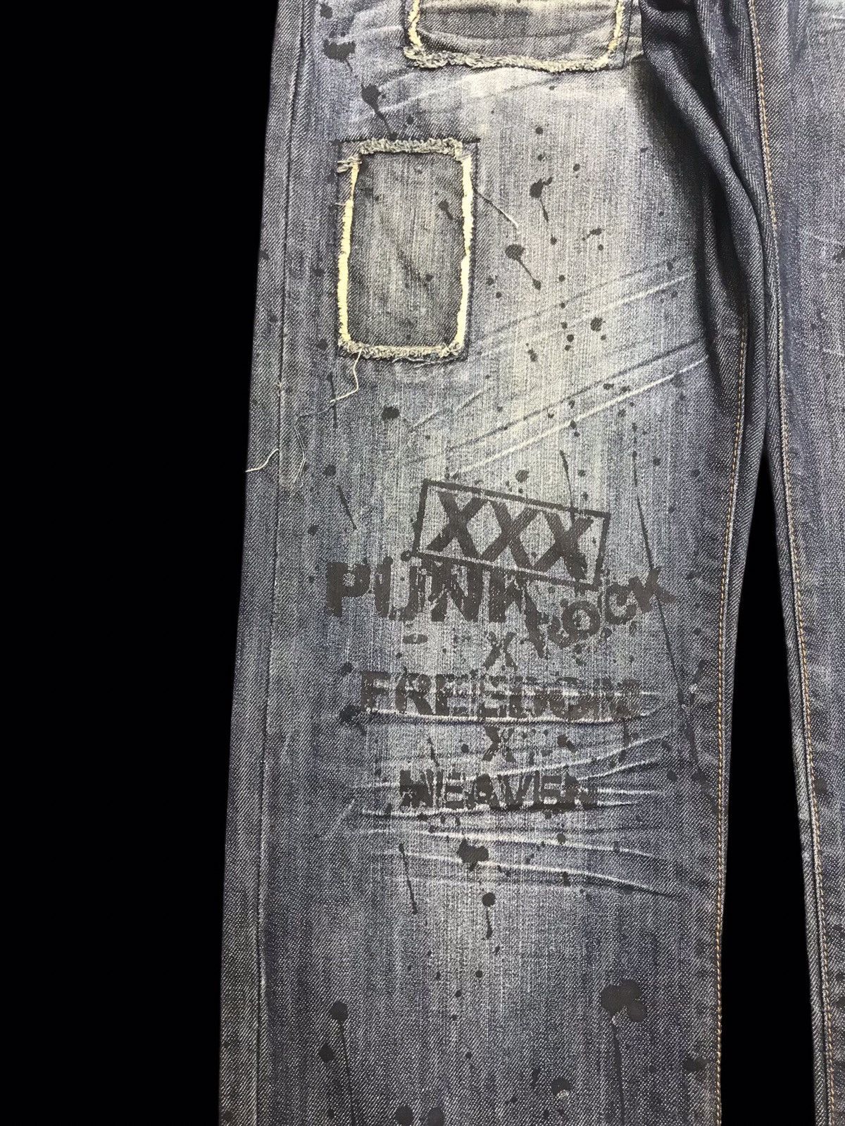 Seditionaries 💥PUNK DENIM💥punk ministry Paint Splatter Punk Denim F301 Size US 31 - 7 Thumbnail