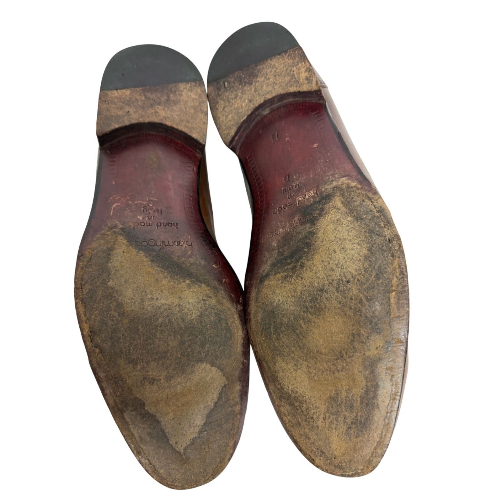 Bloomingdale's The Men's Store at Bloomingdale's Handmade Penny Loafers Size US 11 / EU 44 - 9 Thumbnail